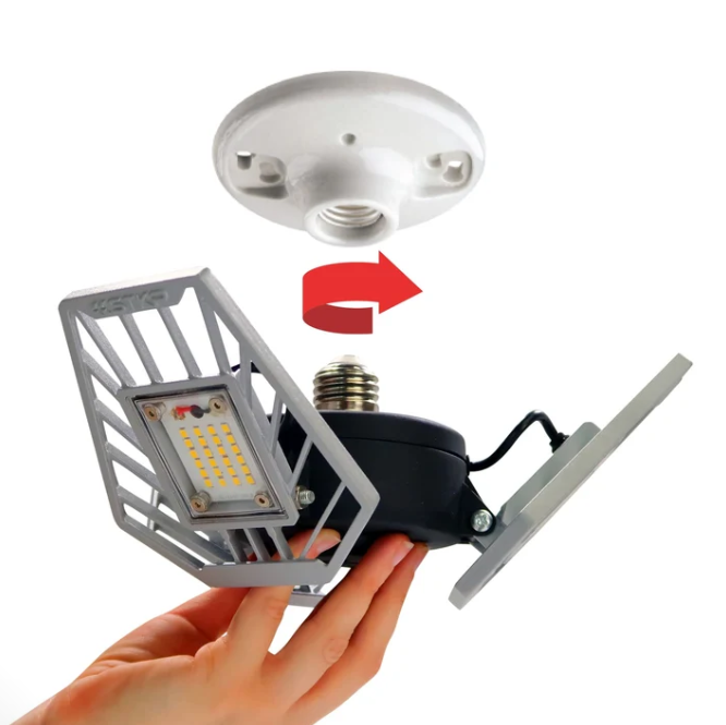 STKR Trilight Motion Activated Ceiling Light V2