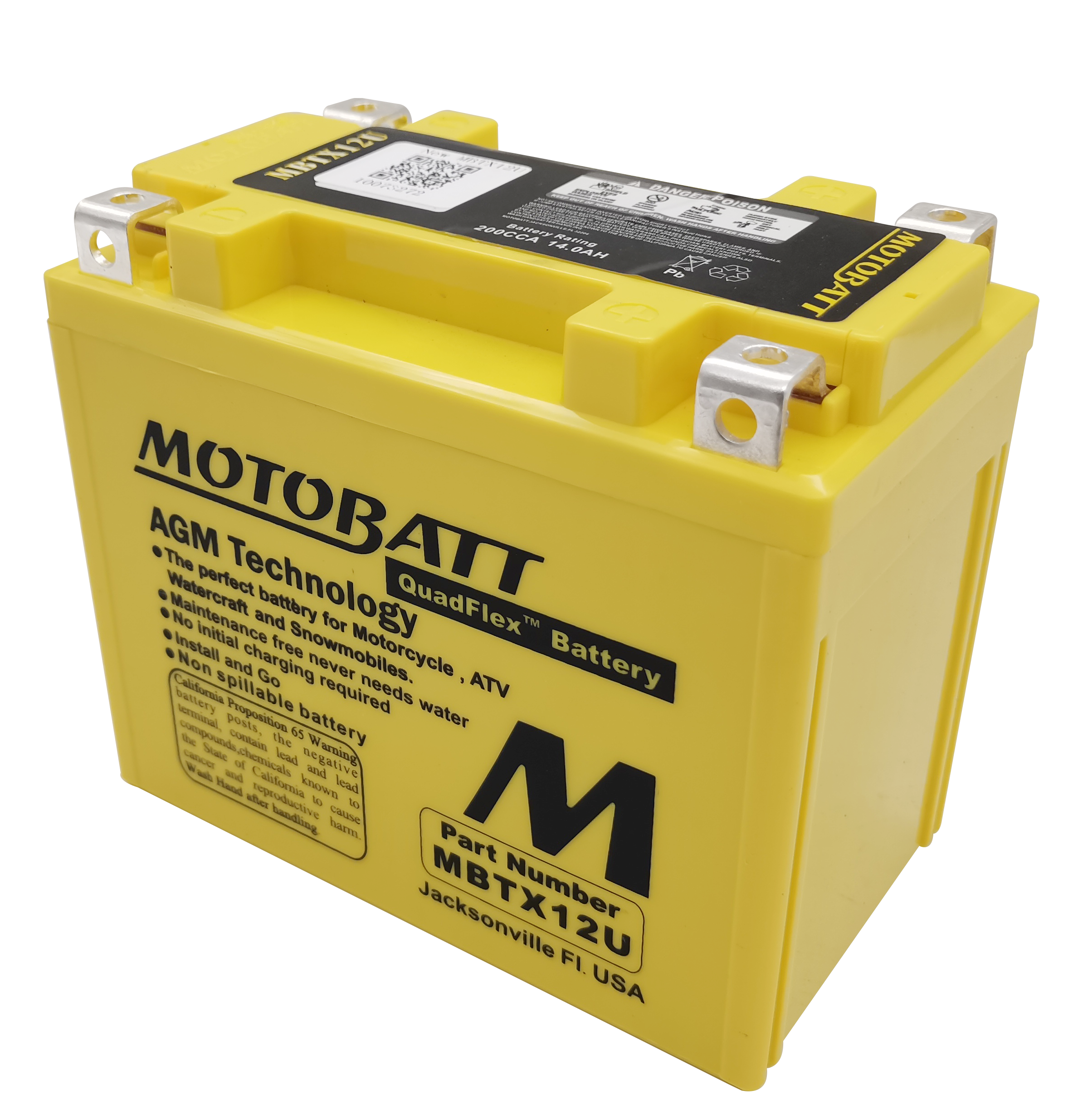 MotoBatt Quadflex AGM Batteries