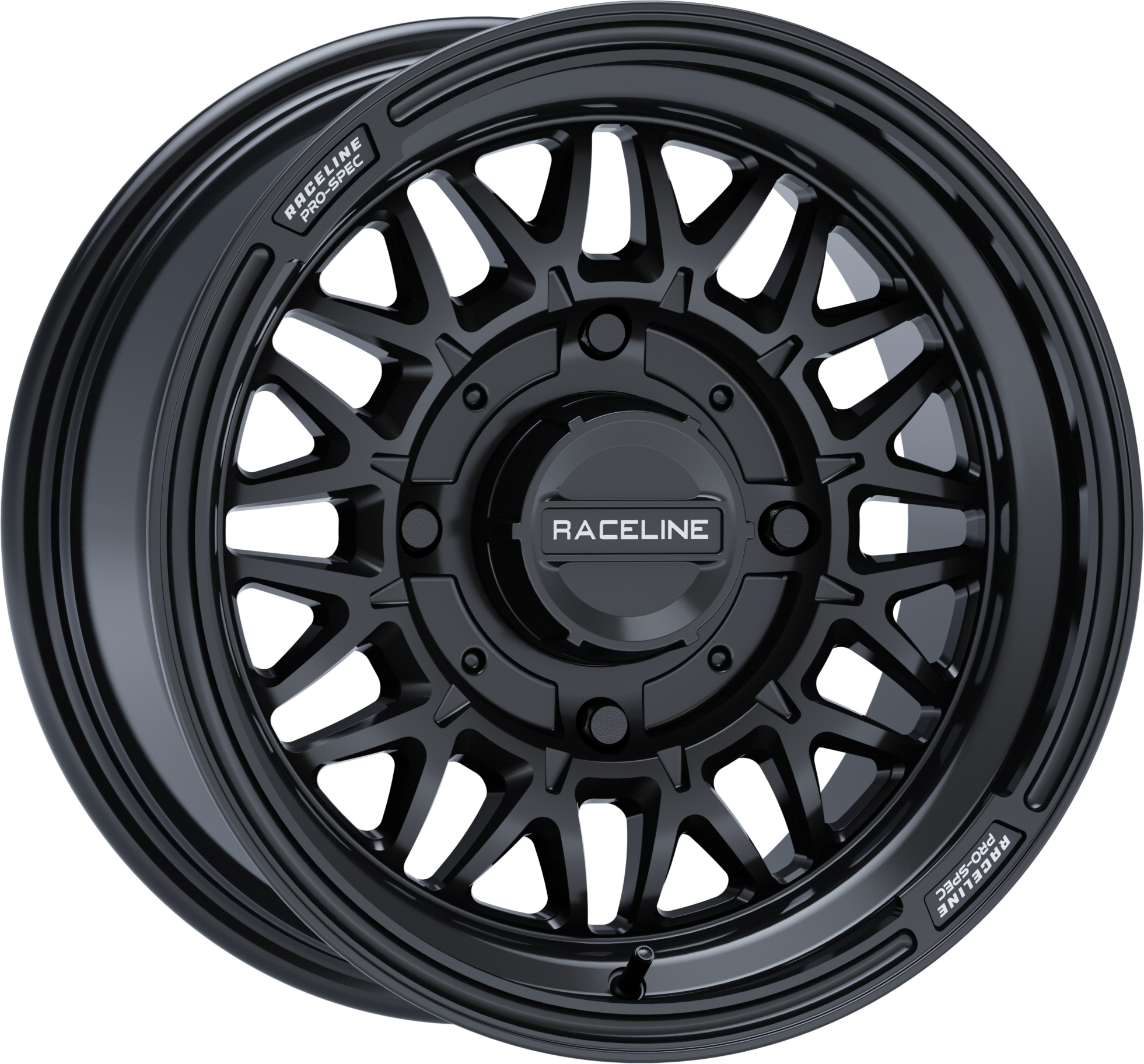 RACELINE A13GB-57037+10 17x7 Alloy Beadlock Wheel for Can-Am Maverick R