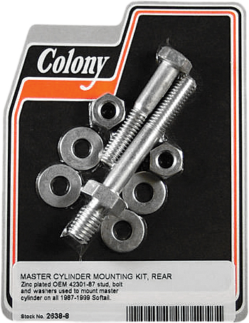 COLONY MACHINE Rear Brake Master Cylinder Mounting Kit - View 1