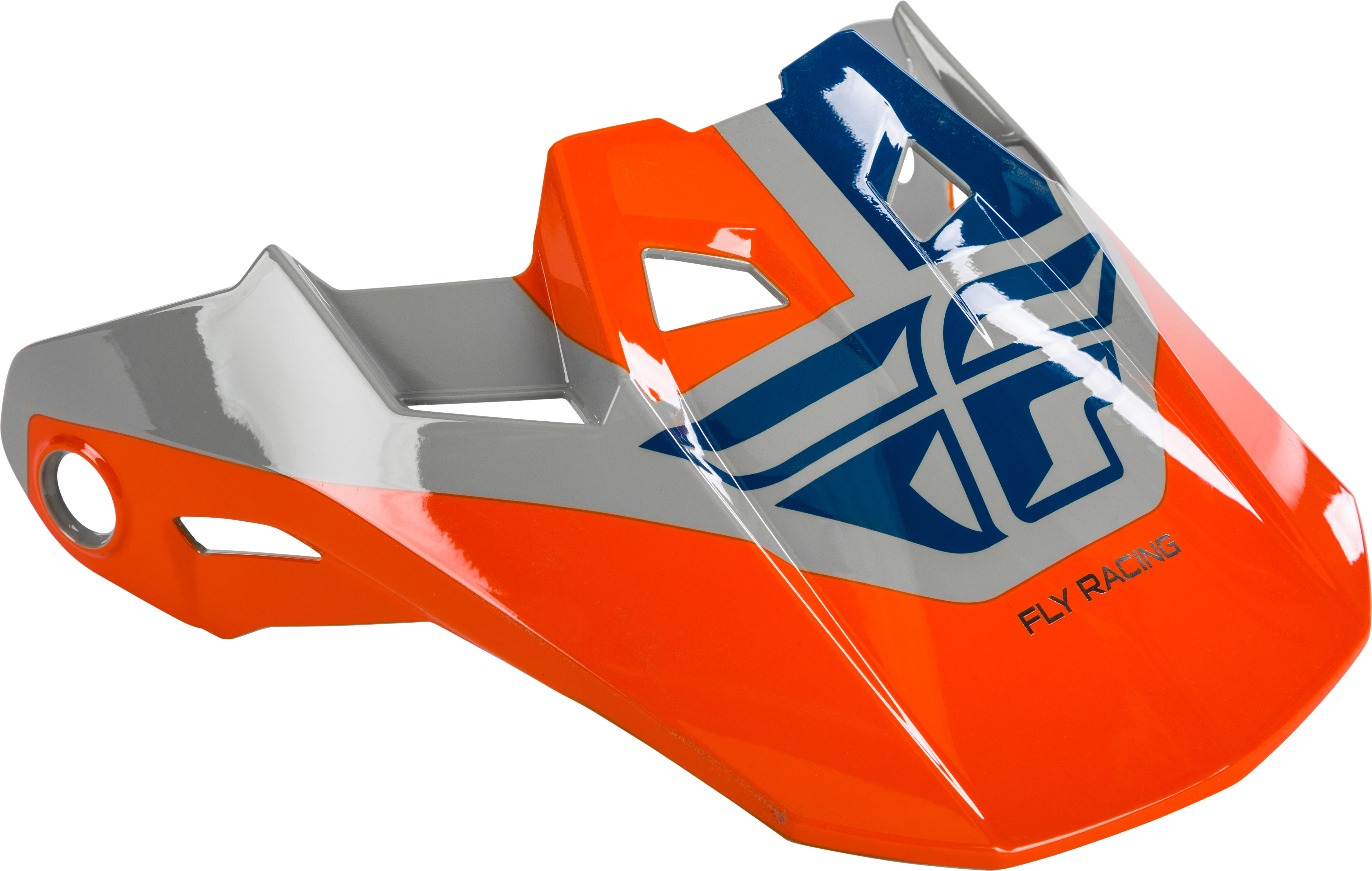 Fly Racing Formula Helmet Visor Grey Orange Blue Adult Youth XS-S Universal