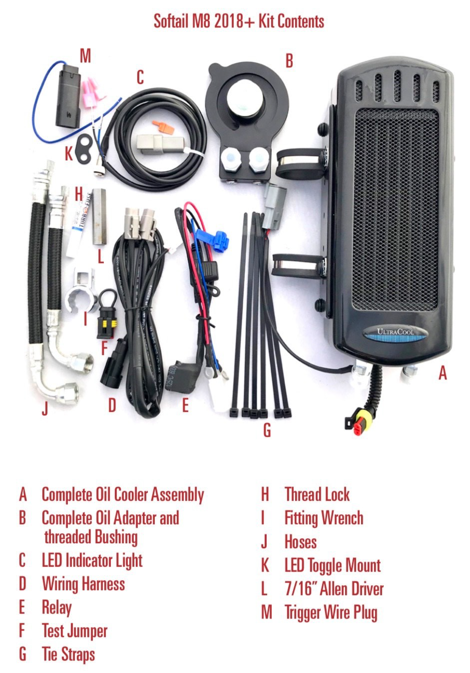 M8 Side Mount Oil Cooler