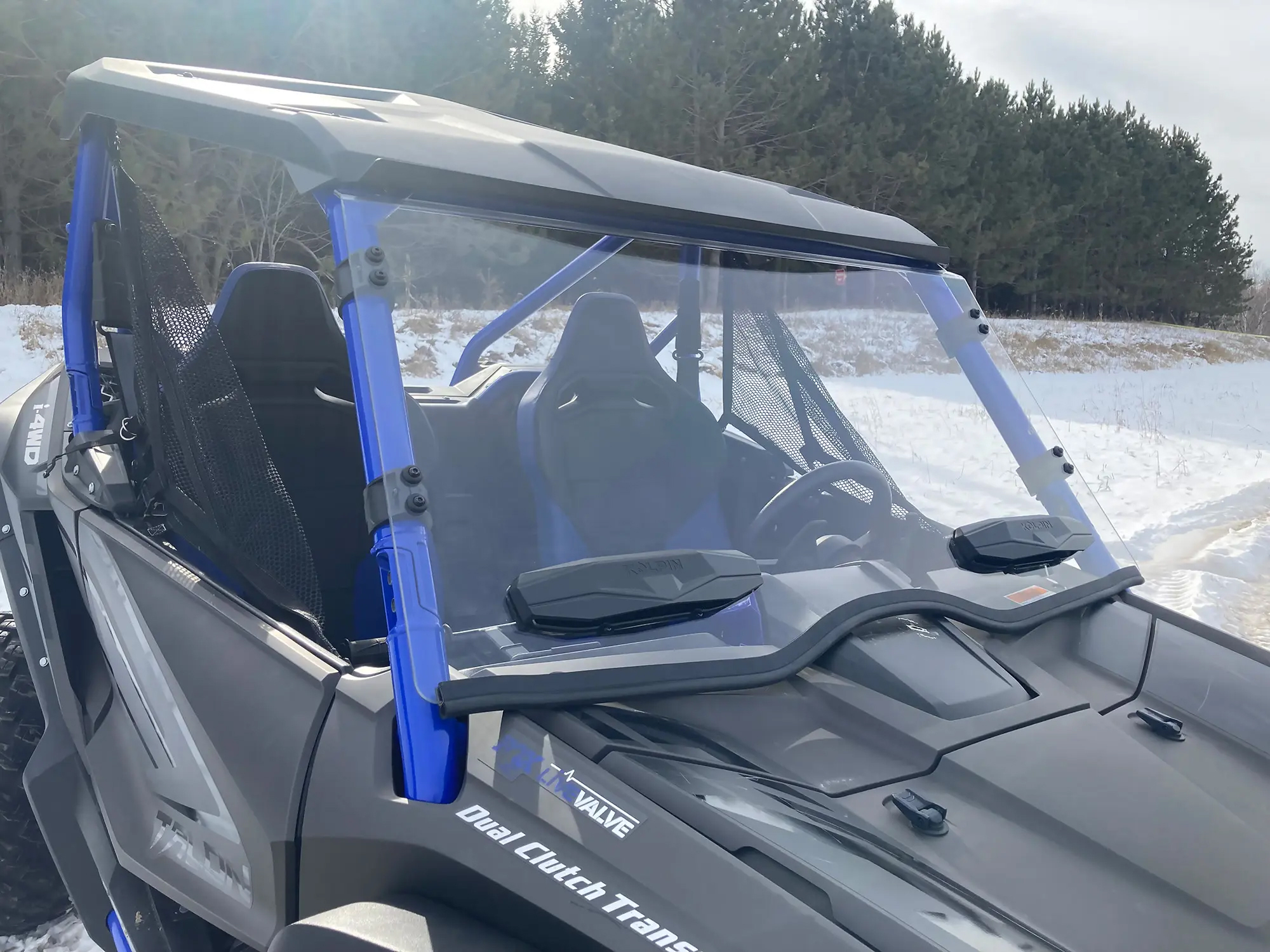 Front Poly Windshield – Full Fixed Vented