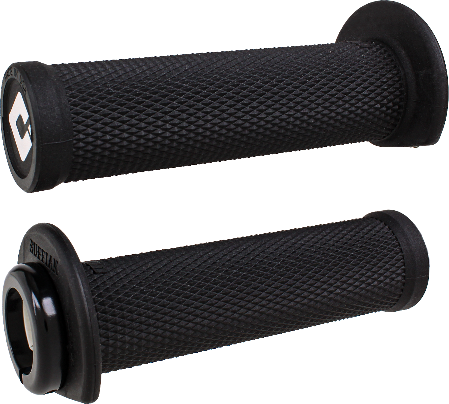 ODI Ruffian Half Waffle Lock-on Grips - View 1