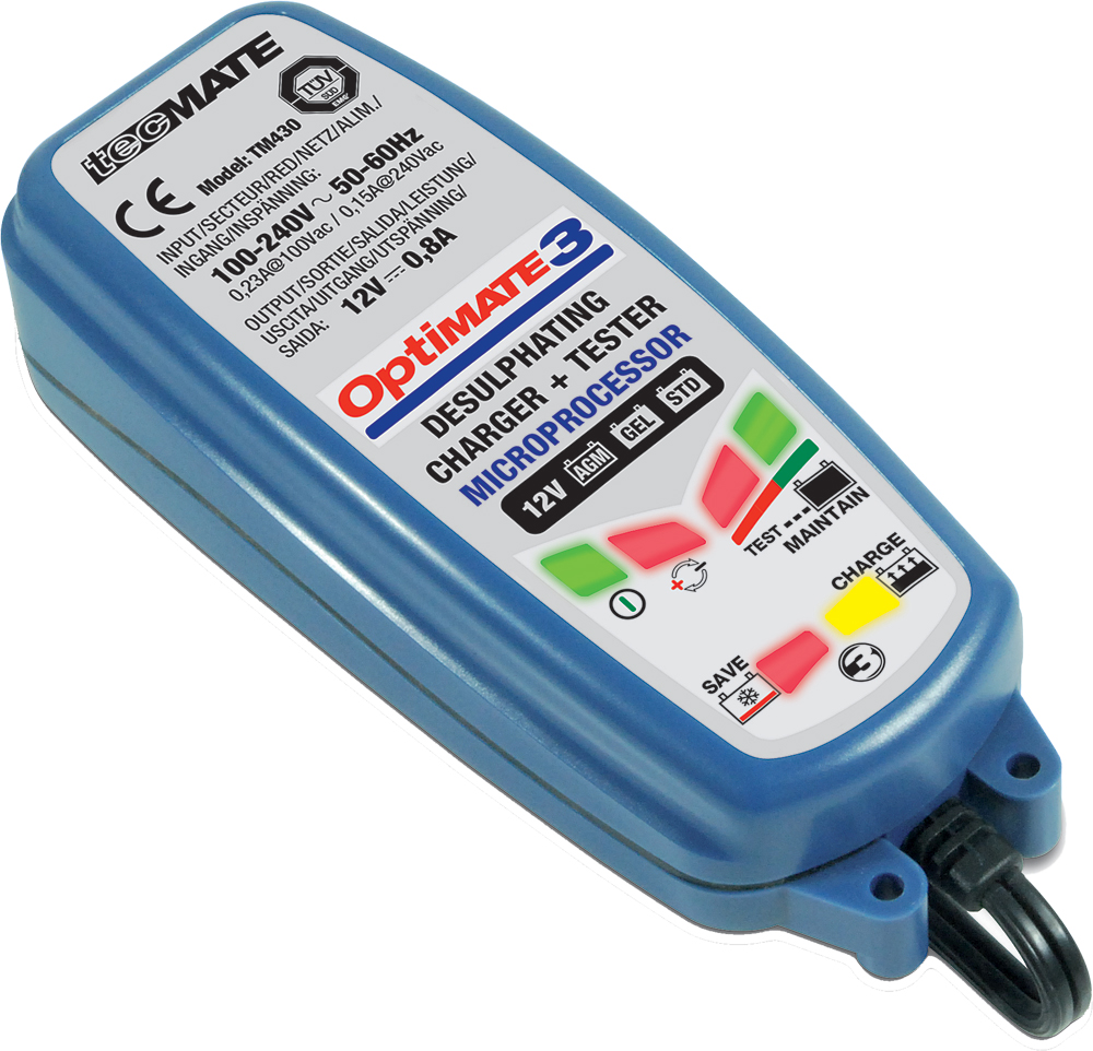 TECMATE OPTIMATE 3 BATTERY CHARGER - View 1