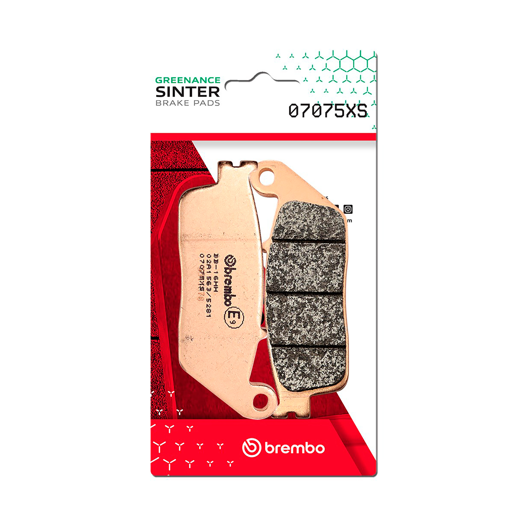 BREMBO PRIME XS BRAKE PADS SINTERED - View 1