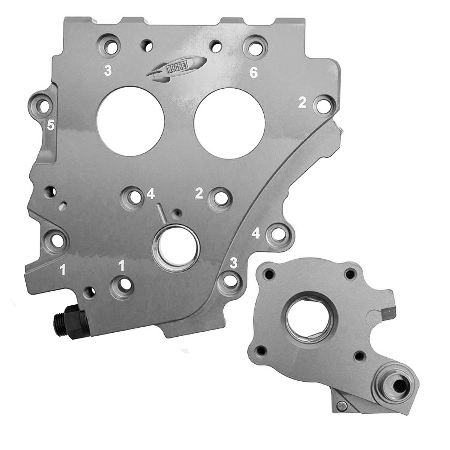 ROCKET PERFORMANCE GARAGE LLC Oil Pump & Cam Plate Twin Cam - View 1