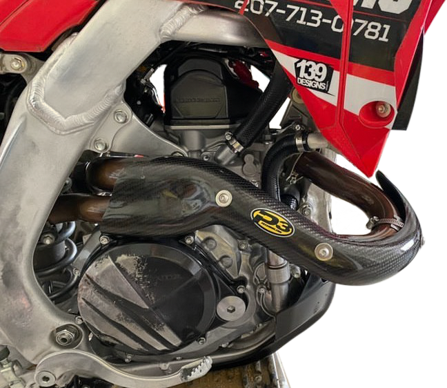Carbon Fiber Header Heat Shield