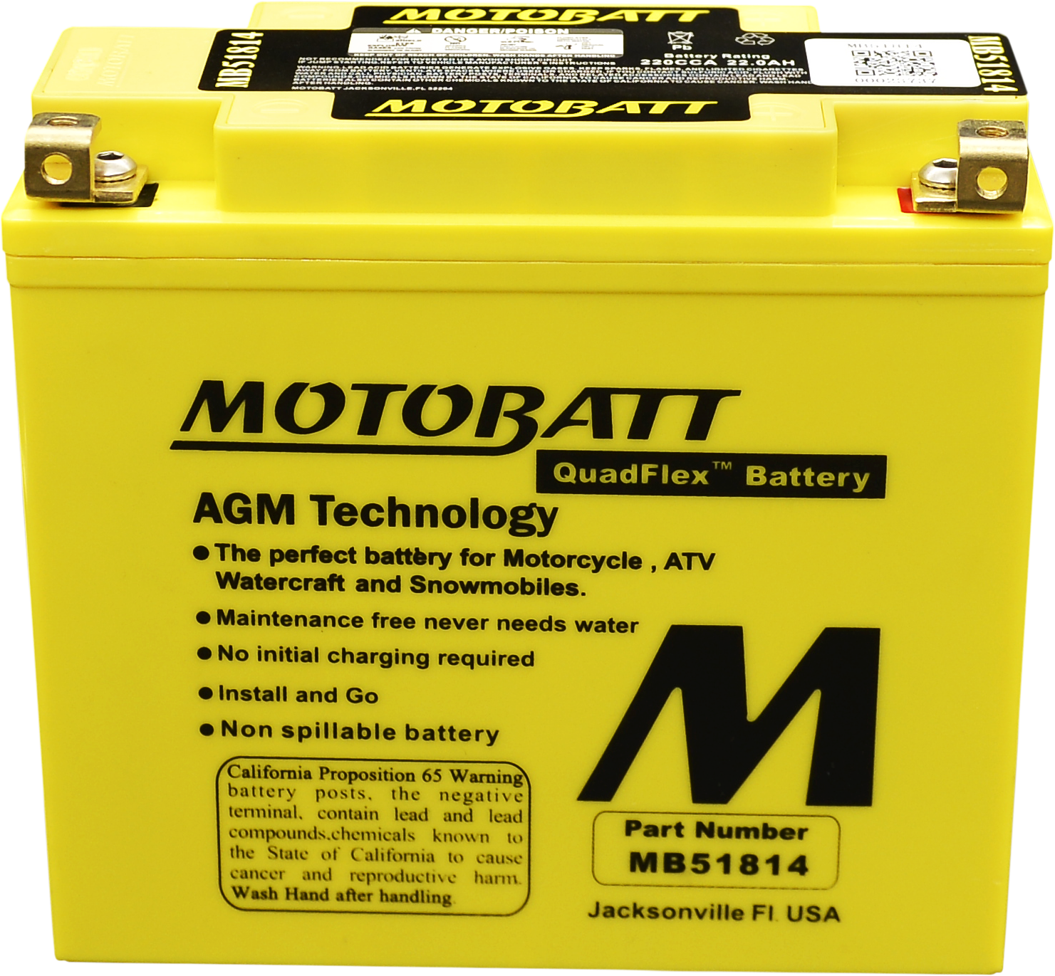 MotoBatt Quadflex AGM Batteries