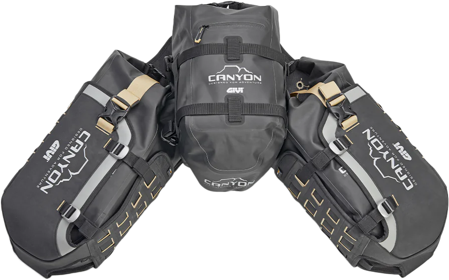 Gravel-T and Canyon Bags