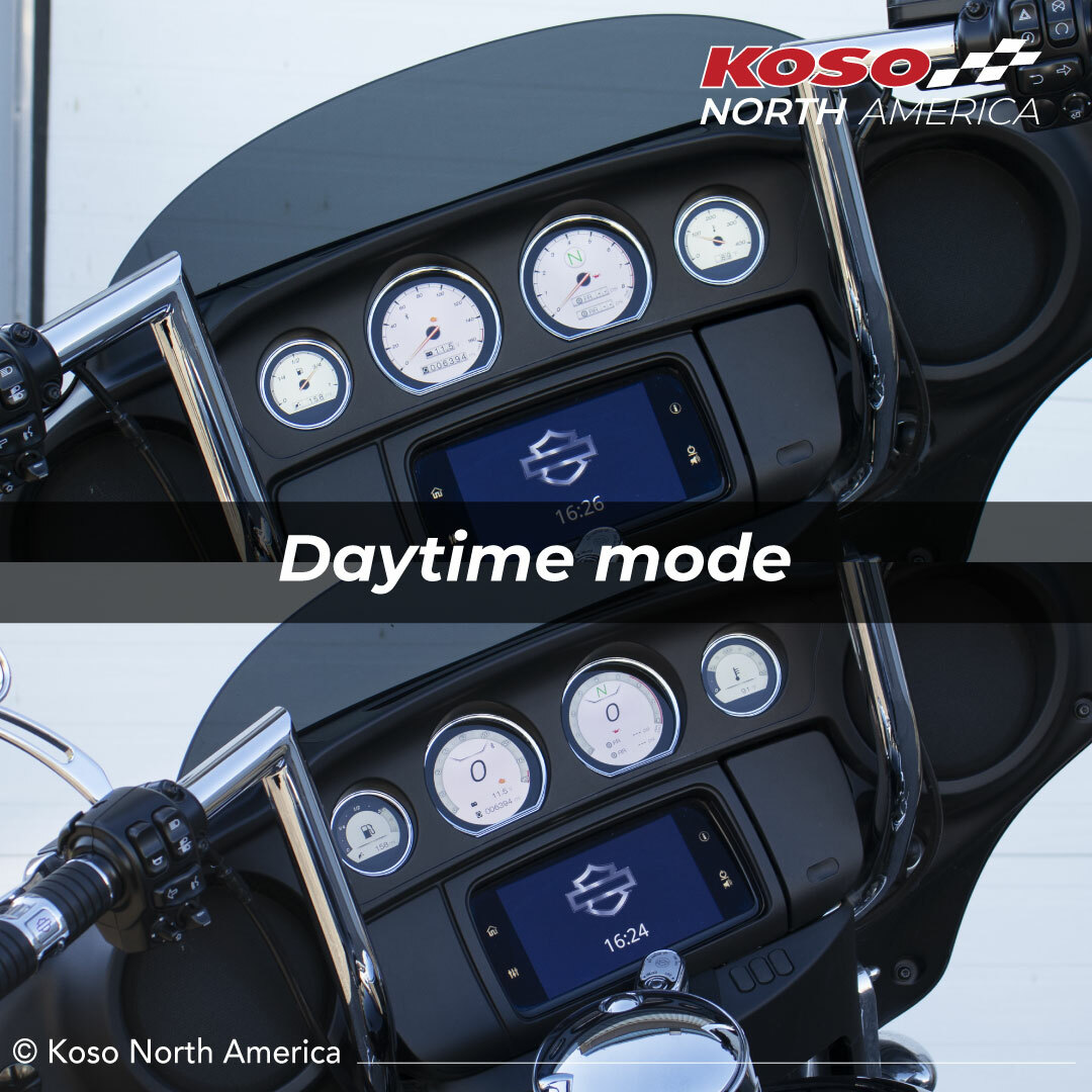 Koso Hd-03X 4 Piece Gauge Kit Touring 14-23 Gauges/Meters | eBay