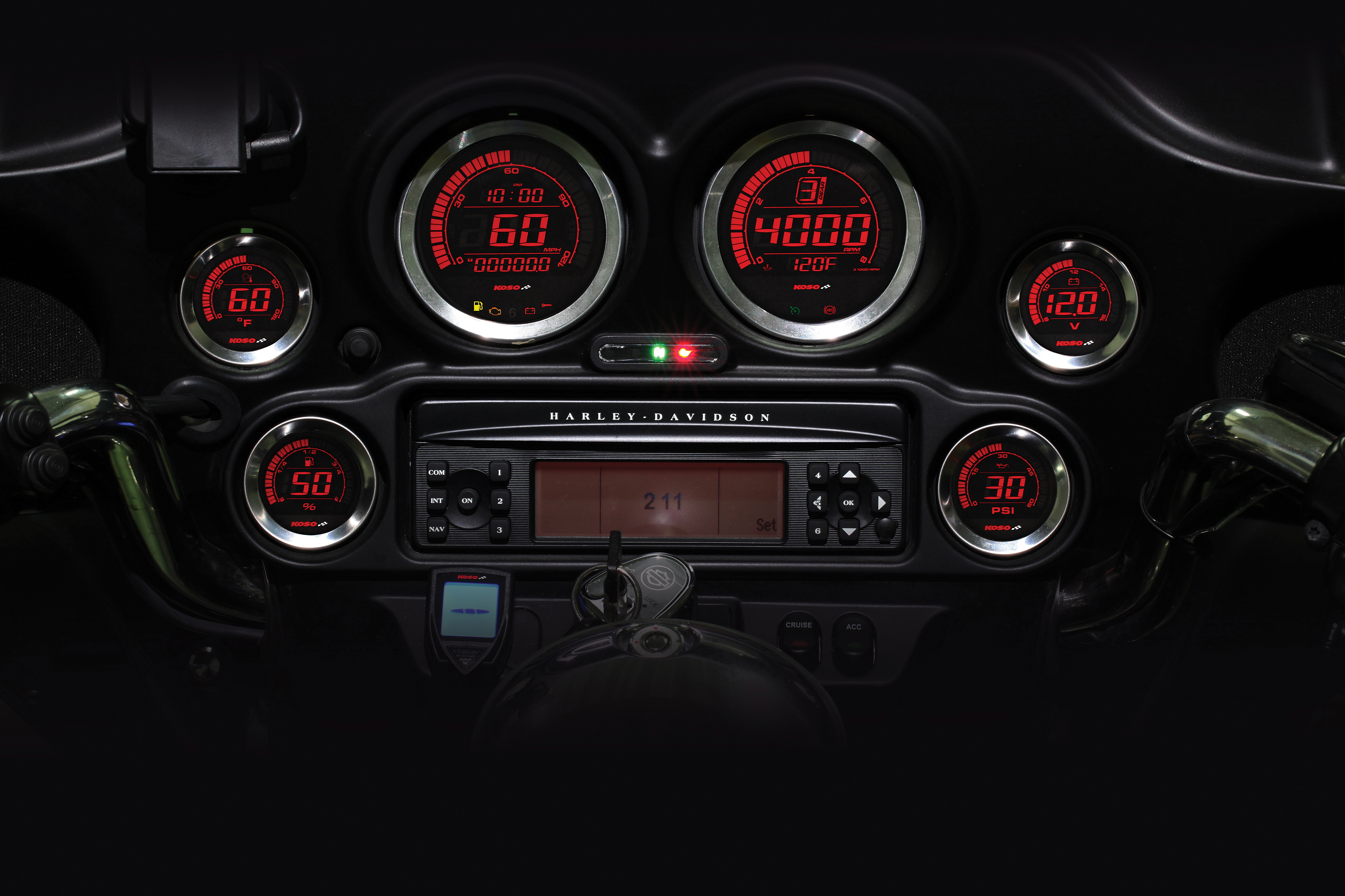 Digital Harley Gauge Cluster