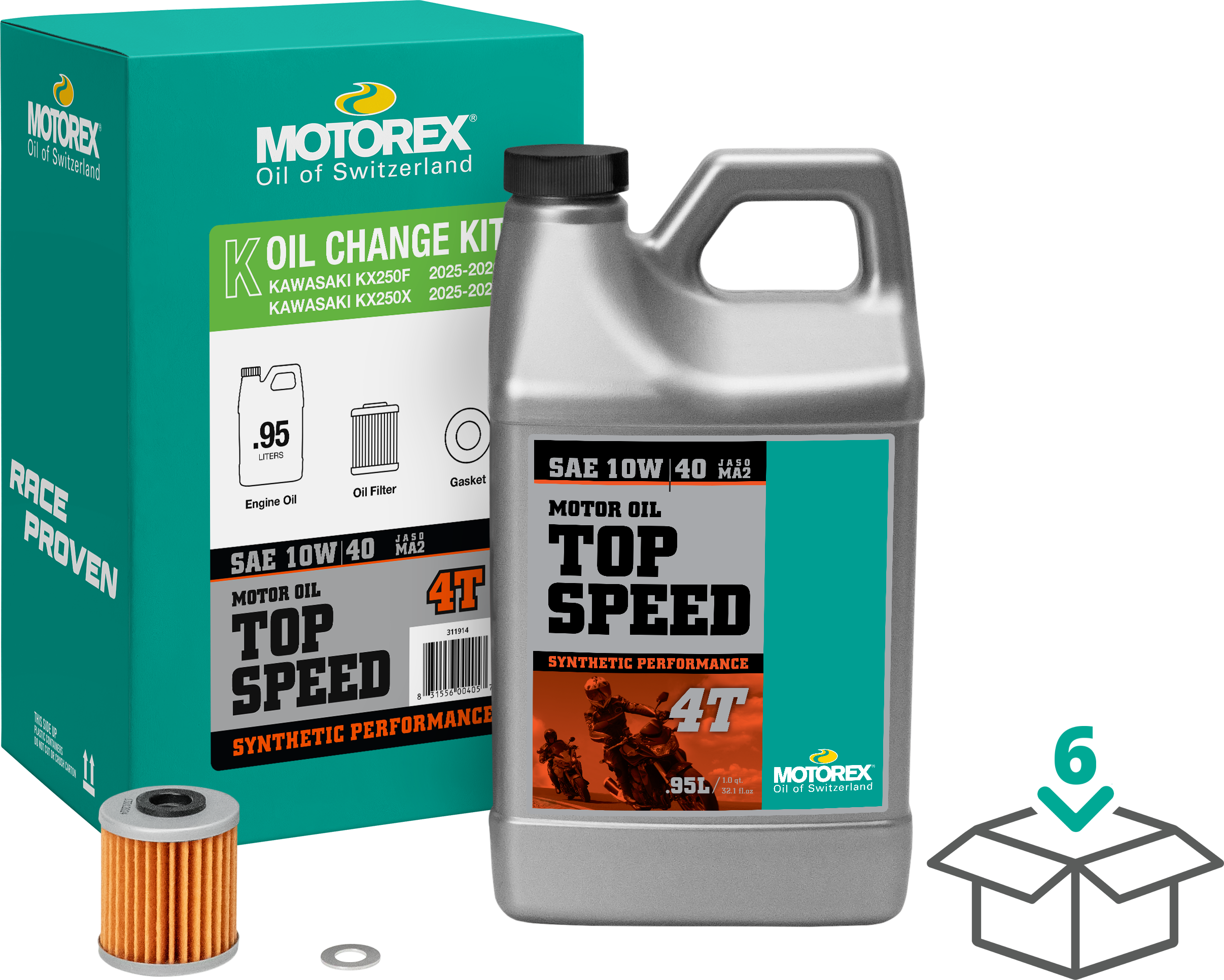 Motorex Top Speed Oil Change Kit