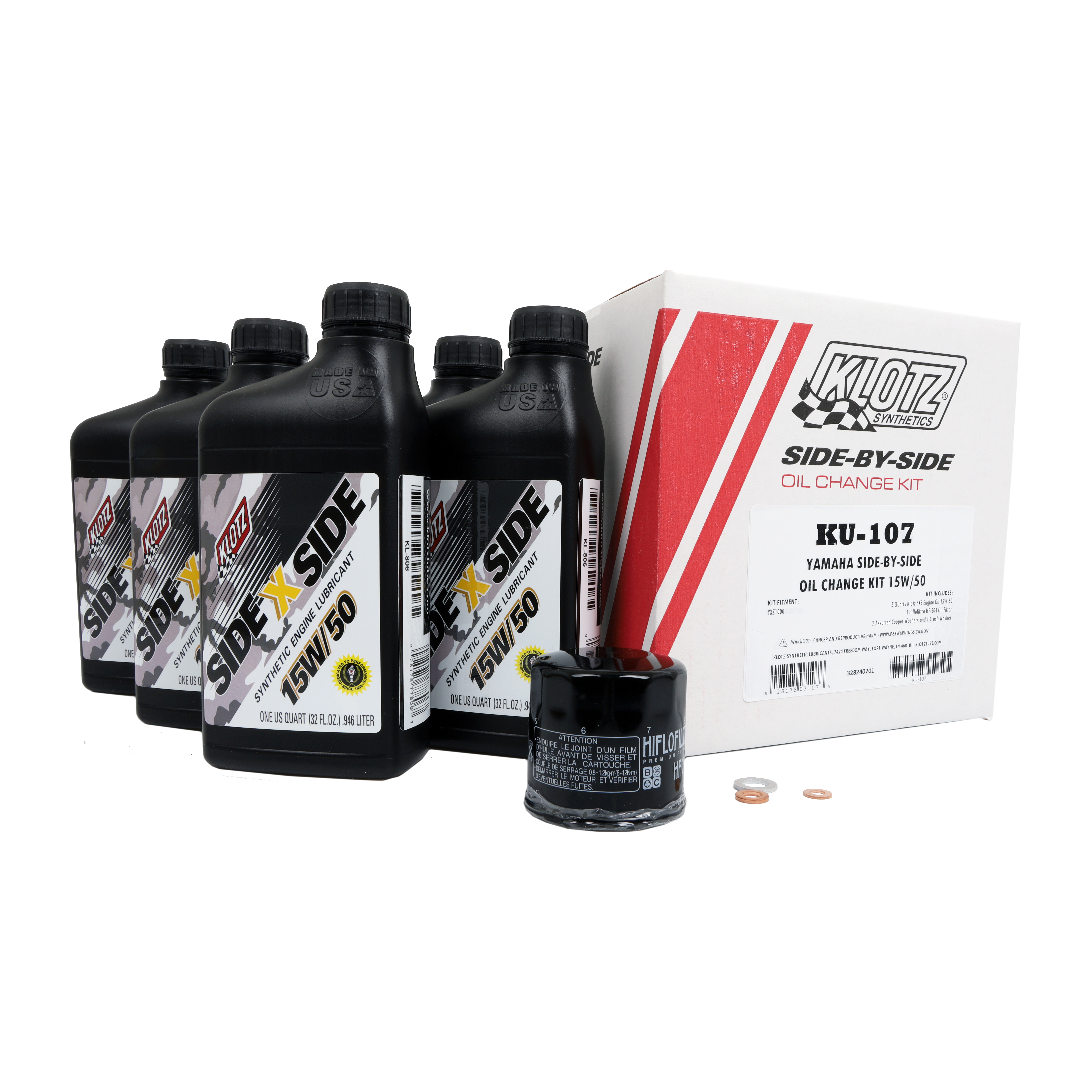 Side X Side Oil Change Kit