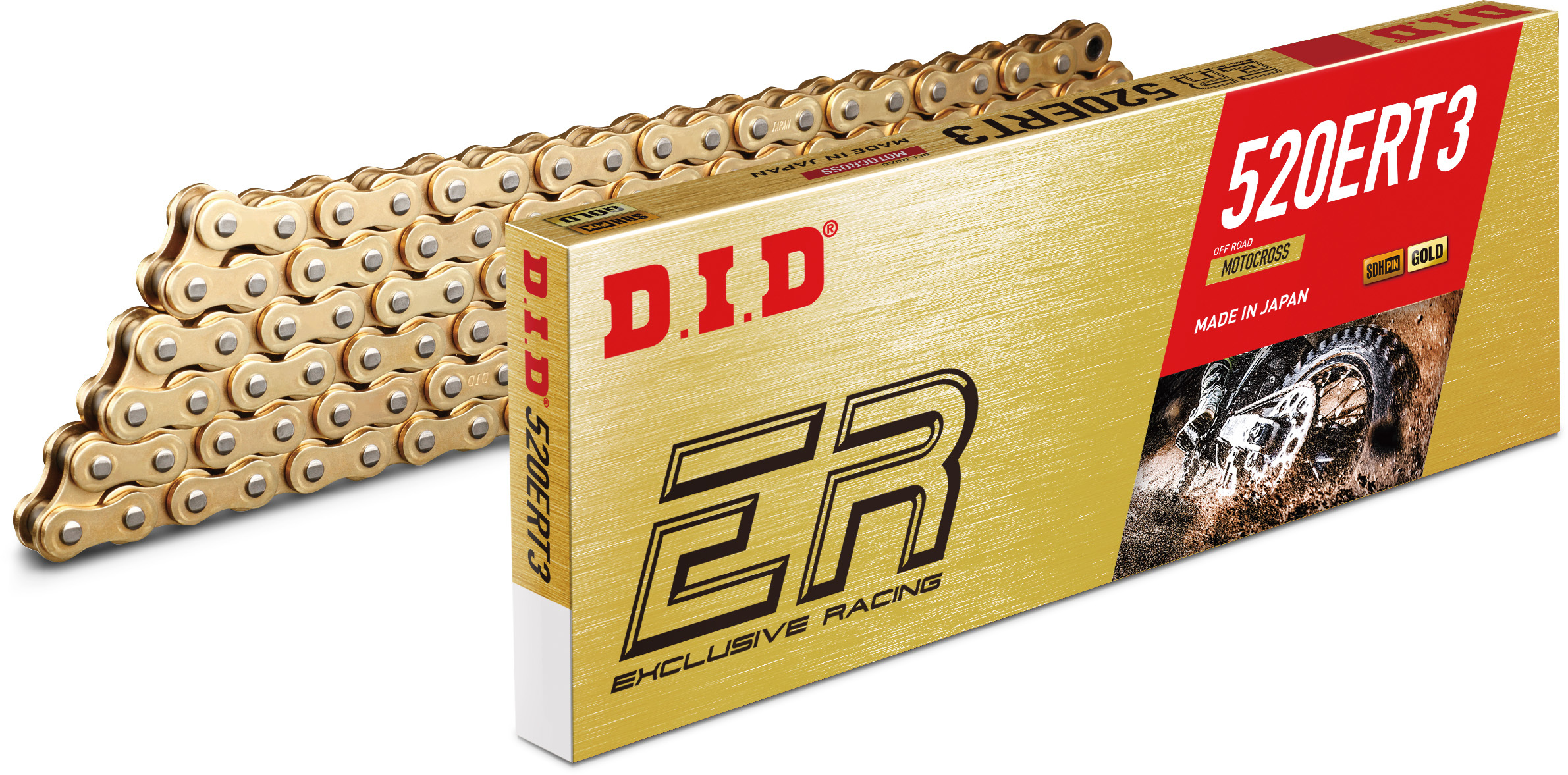 D.I.D 520 ERT3 Racing Chain - View 1