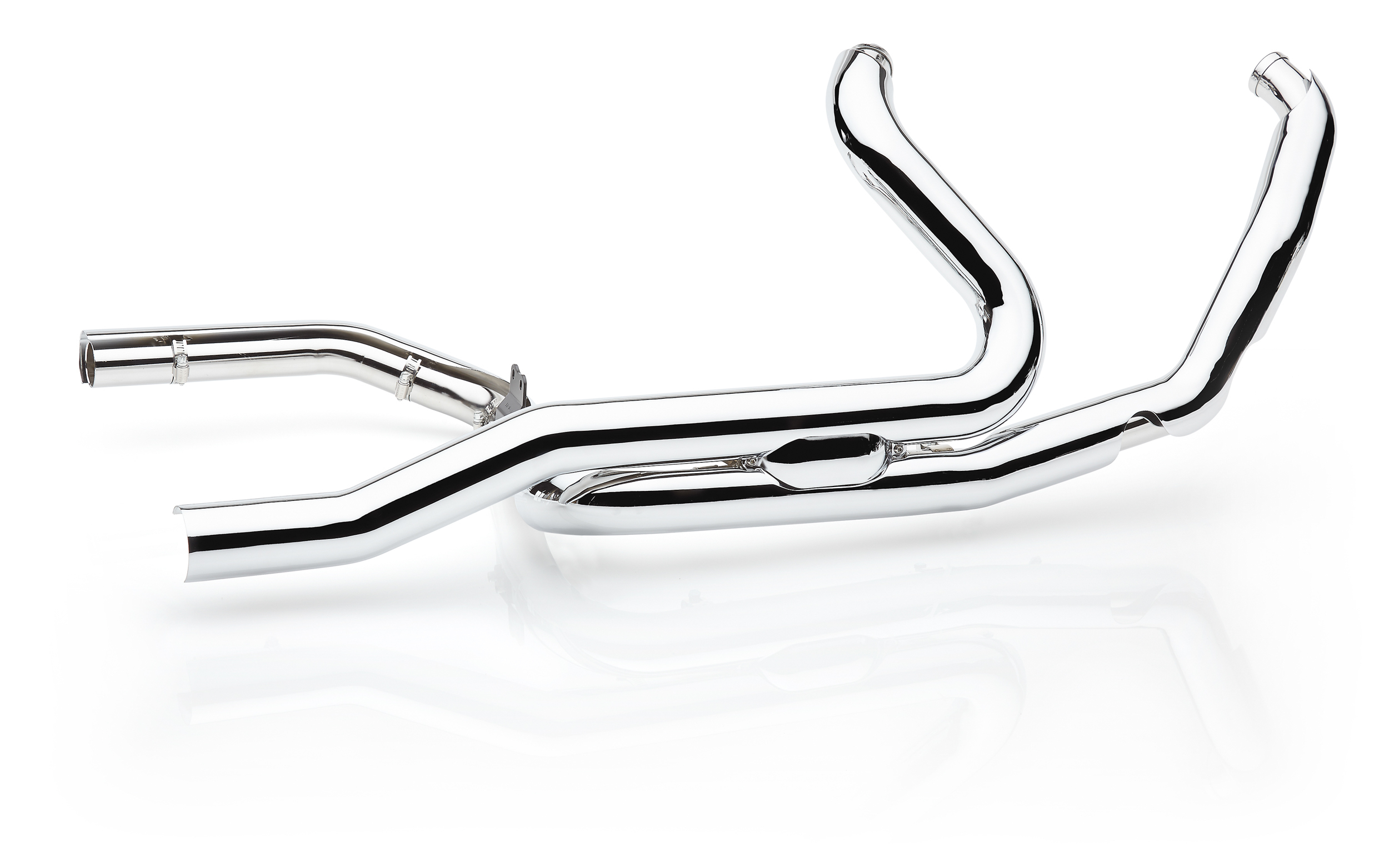 COBRA PRO CHAMBER HEADPIPES CHROME TRIKE 17-22 - View 1