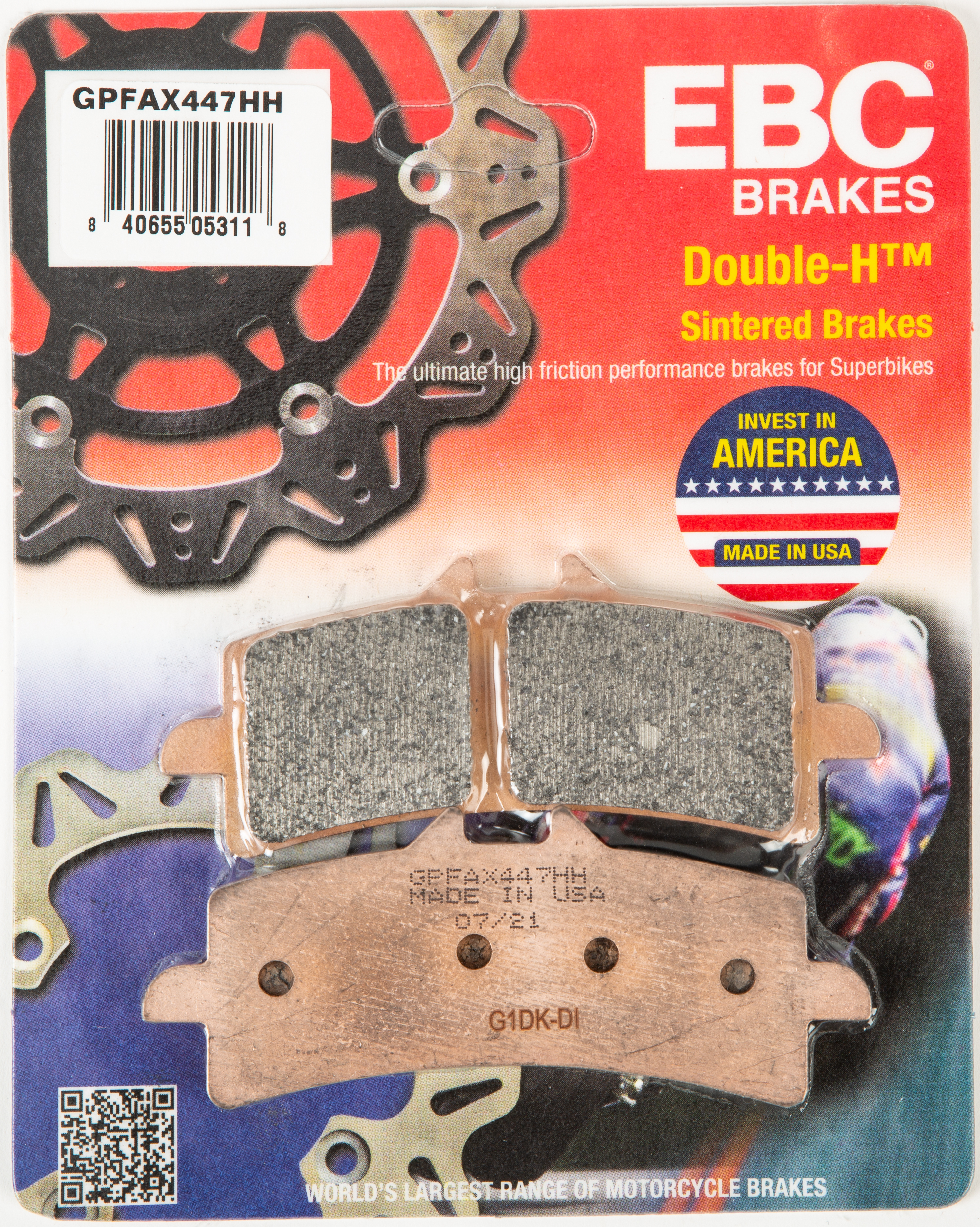GPFAX Sintered Road Race Brake Pads