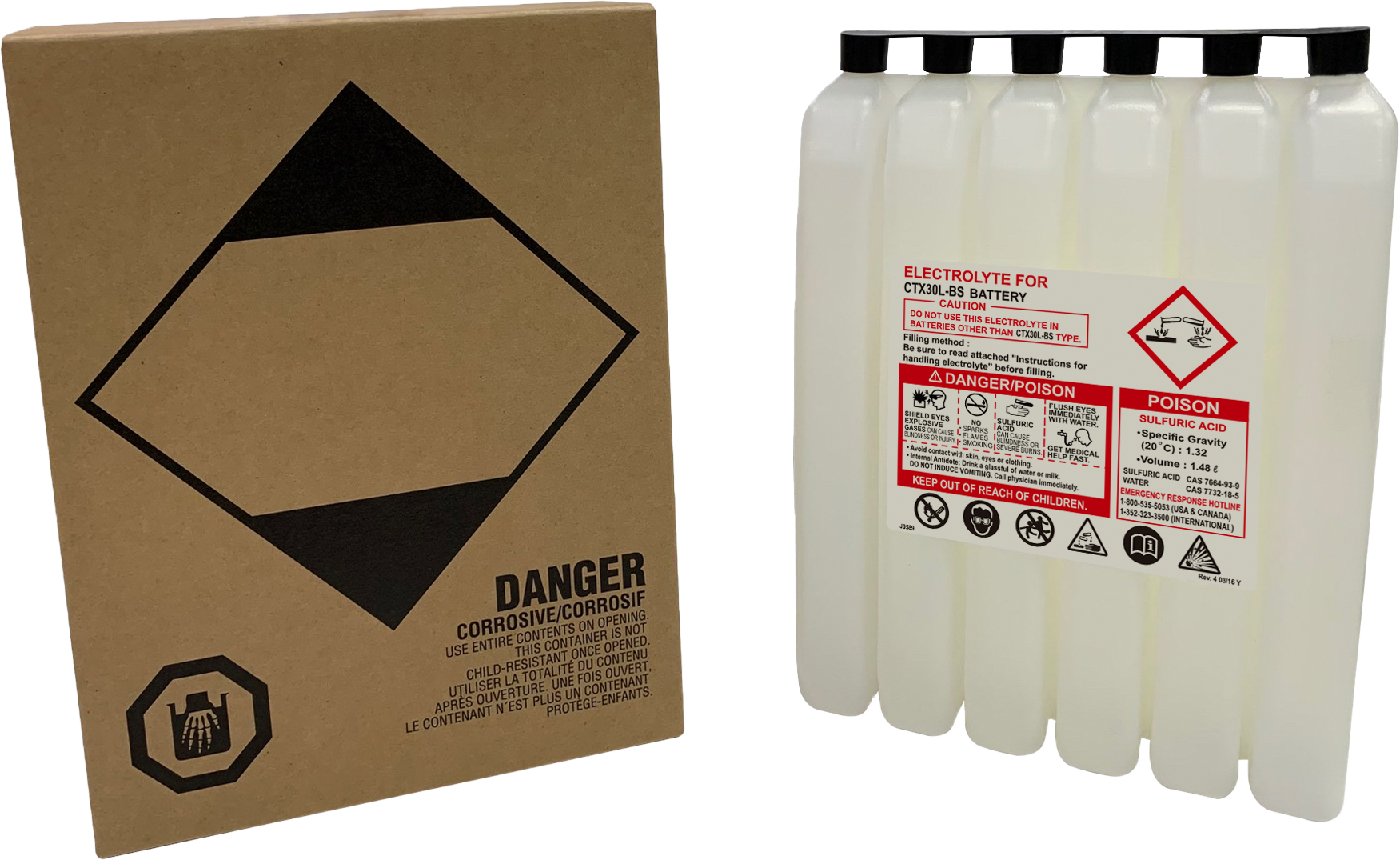 Sealed Battery Electrolyte Pack