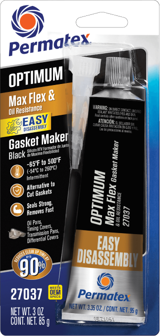 PERMATEX Optimum Black Hi-Temp RTV Silicone - View 1