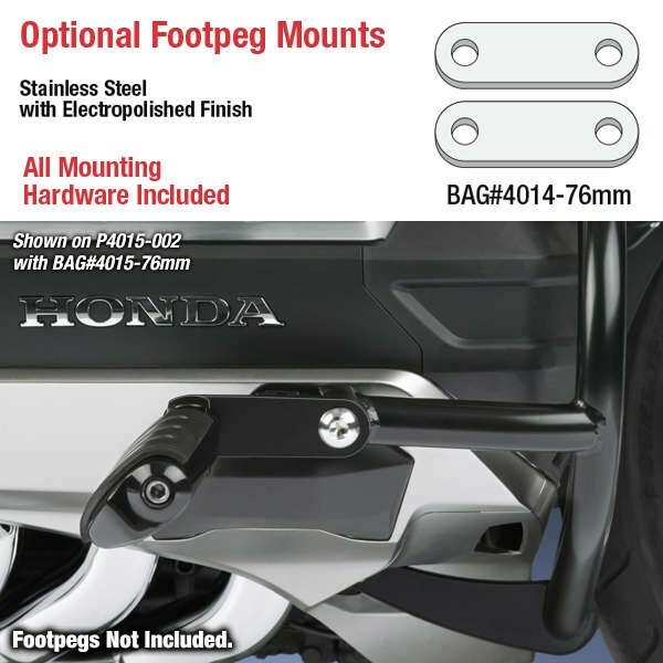 NATIONAL CYCLE Comfort Bar Footrest Mount - View 1