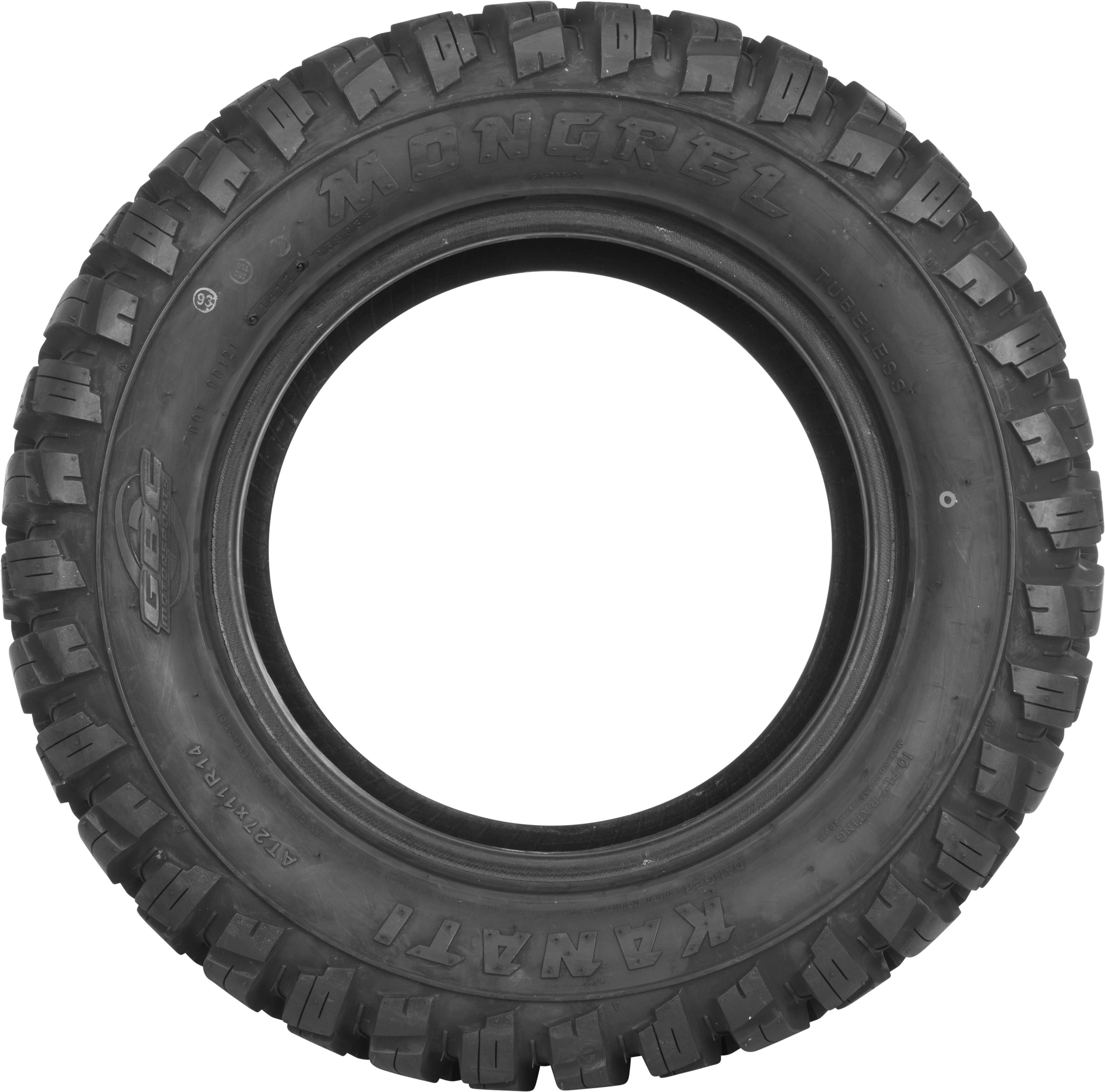 GBC AM122711MG Kanati Mongrel Rear 27x11R12 Radial Tire – Fits Polaris, Honda & Can-Am