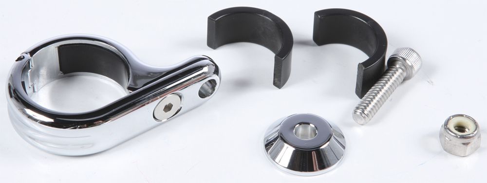HARDDRIVE Uni Clamp 1" - 1-1/4" Chr - View 1