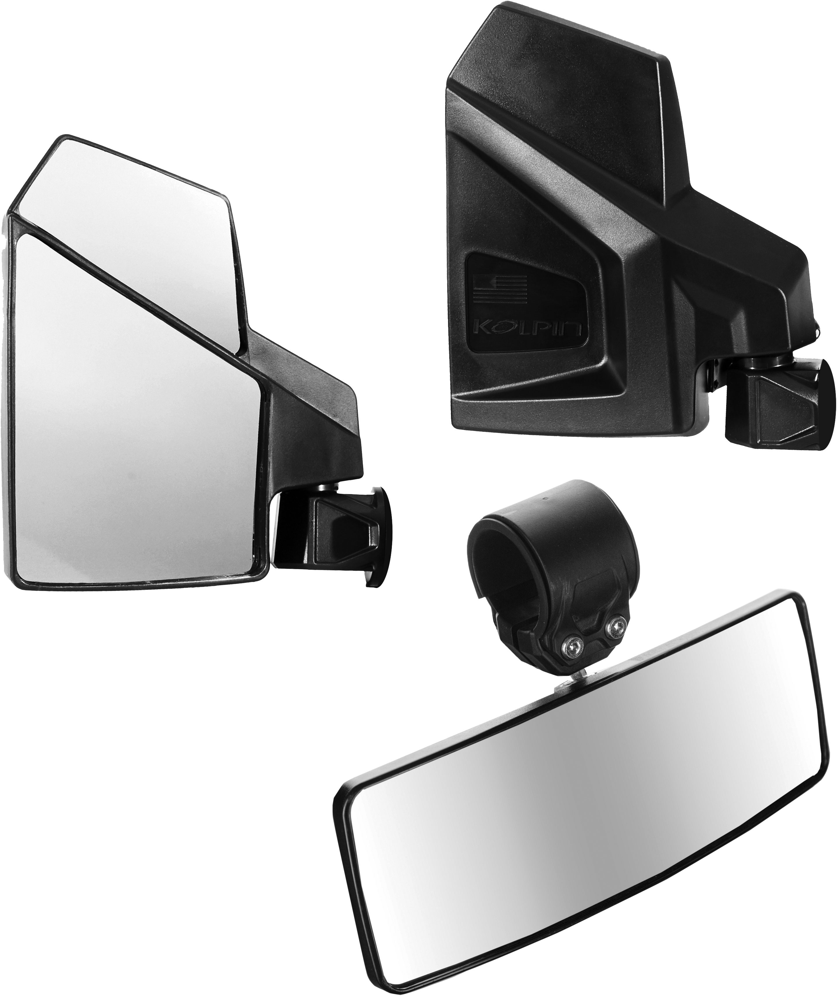 KOLPIN Side/Rearview Mirror Combo - View 1