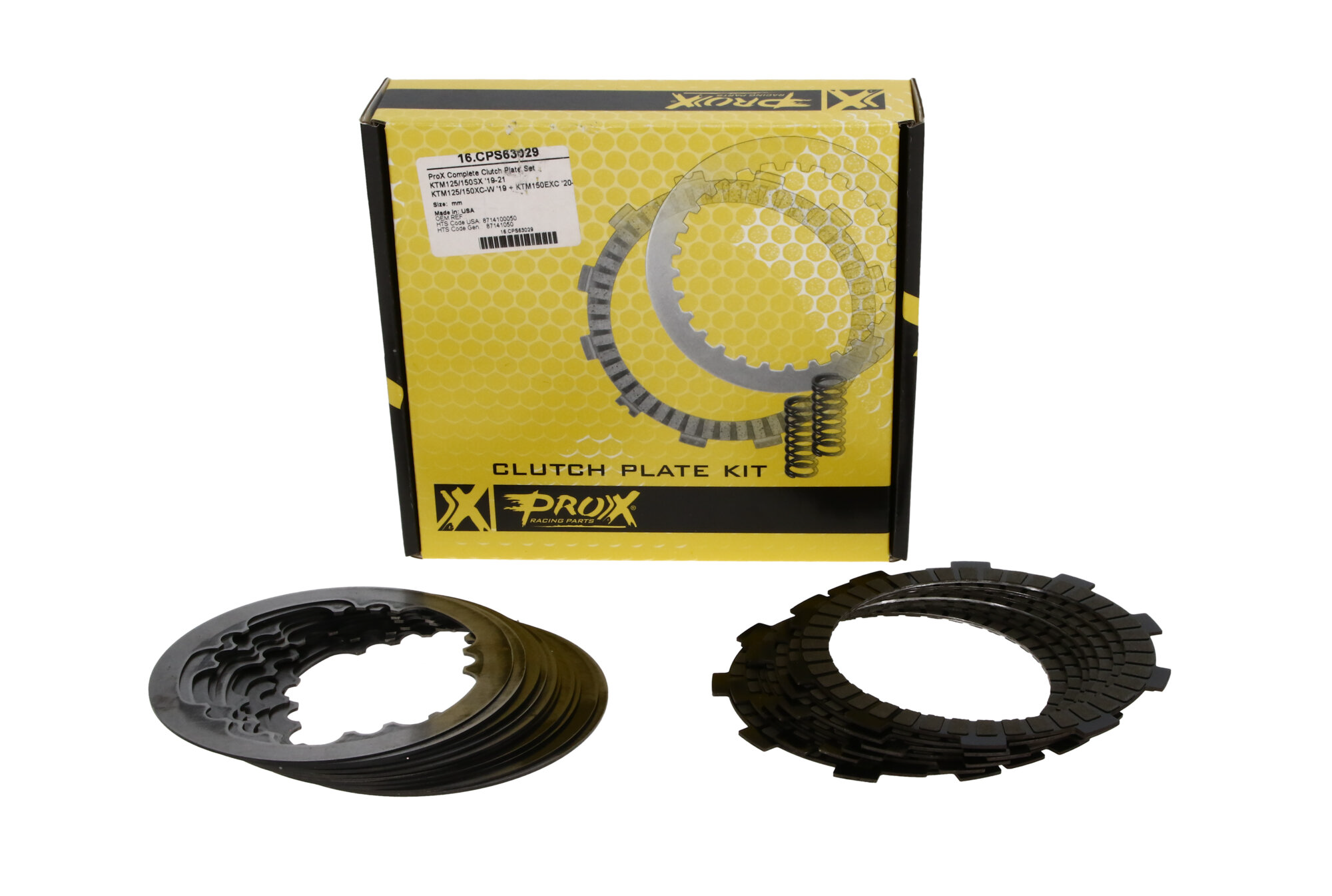 Complete Clutch Plate Set w/Springs