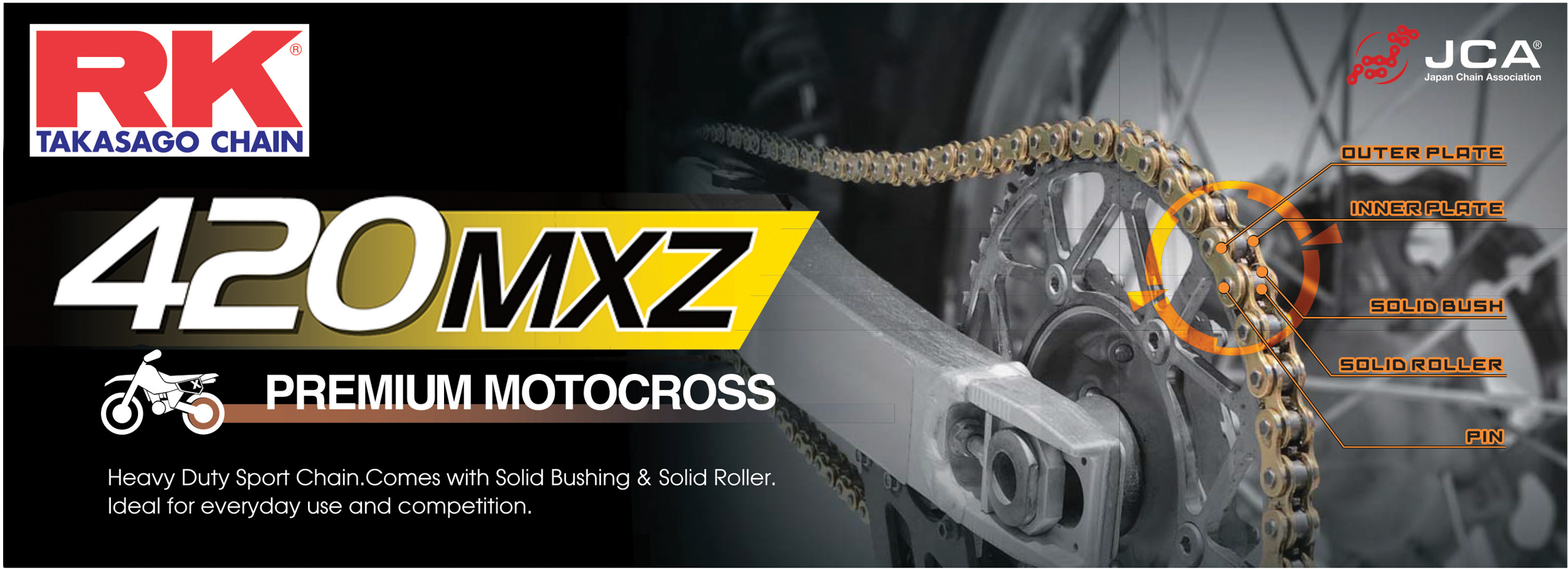 RK EXCEL 420 MXZ Drive Chain - View 1