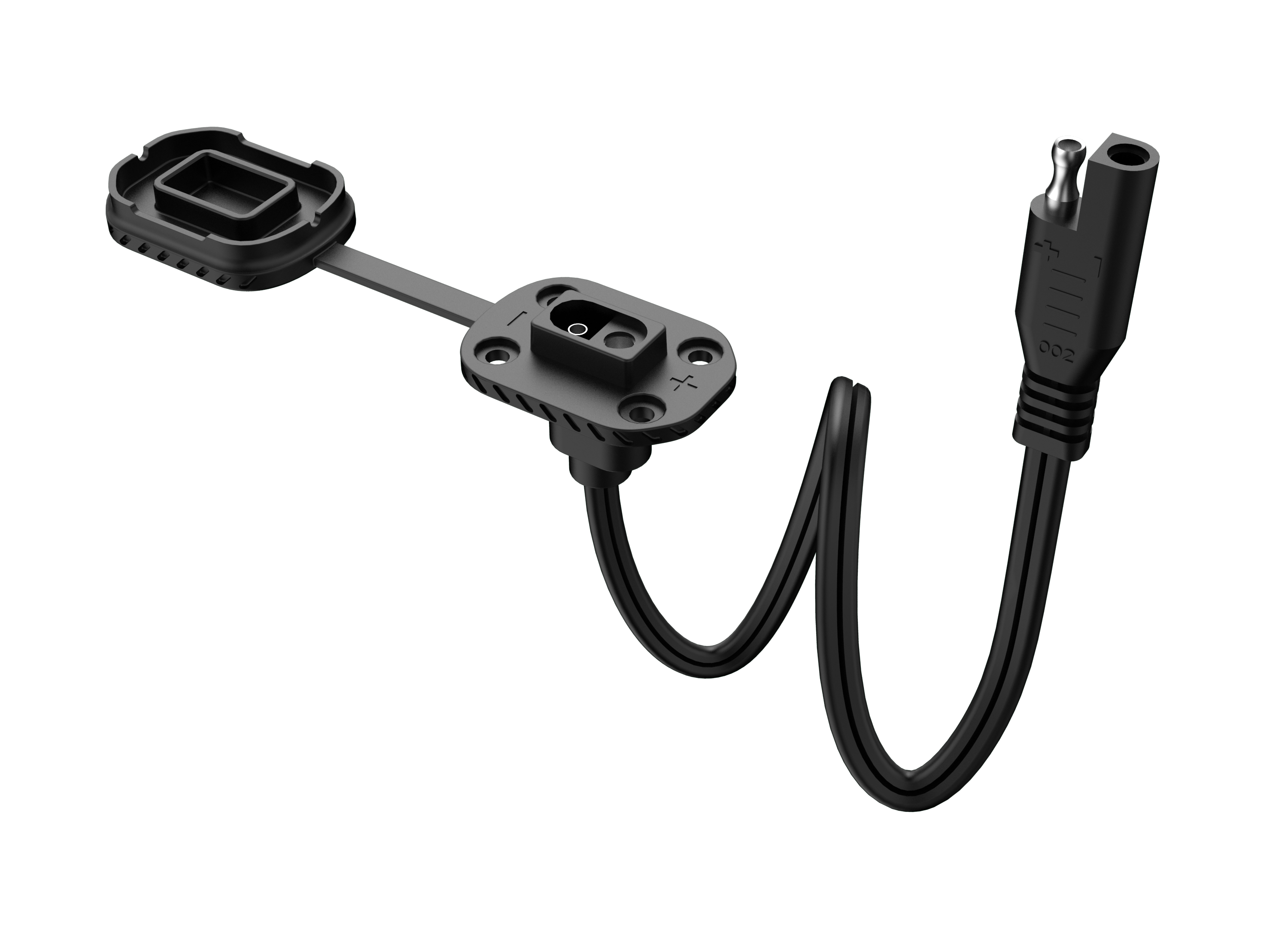 BATTERY TENDER QUICK DISCONNECT CABLE MOUNT - View 1