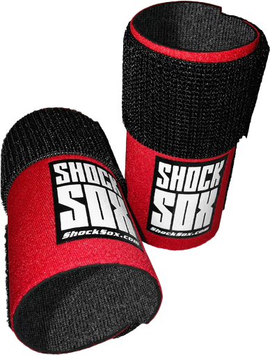 SHOCK SOX 4"U RED UPSIDE DOWN FORKS - View 1