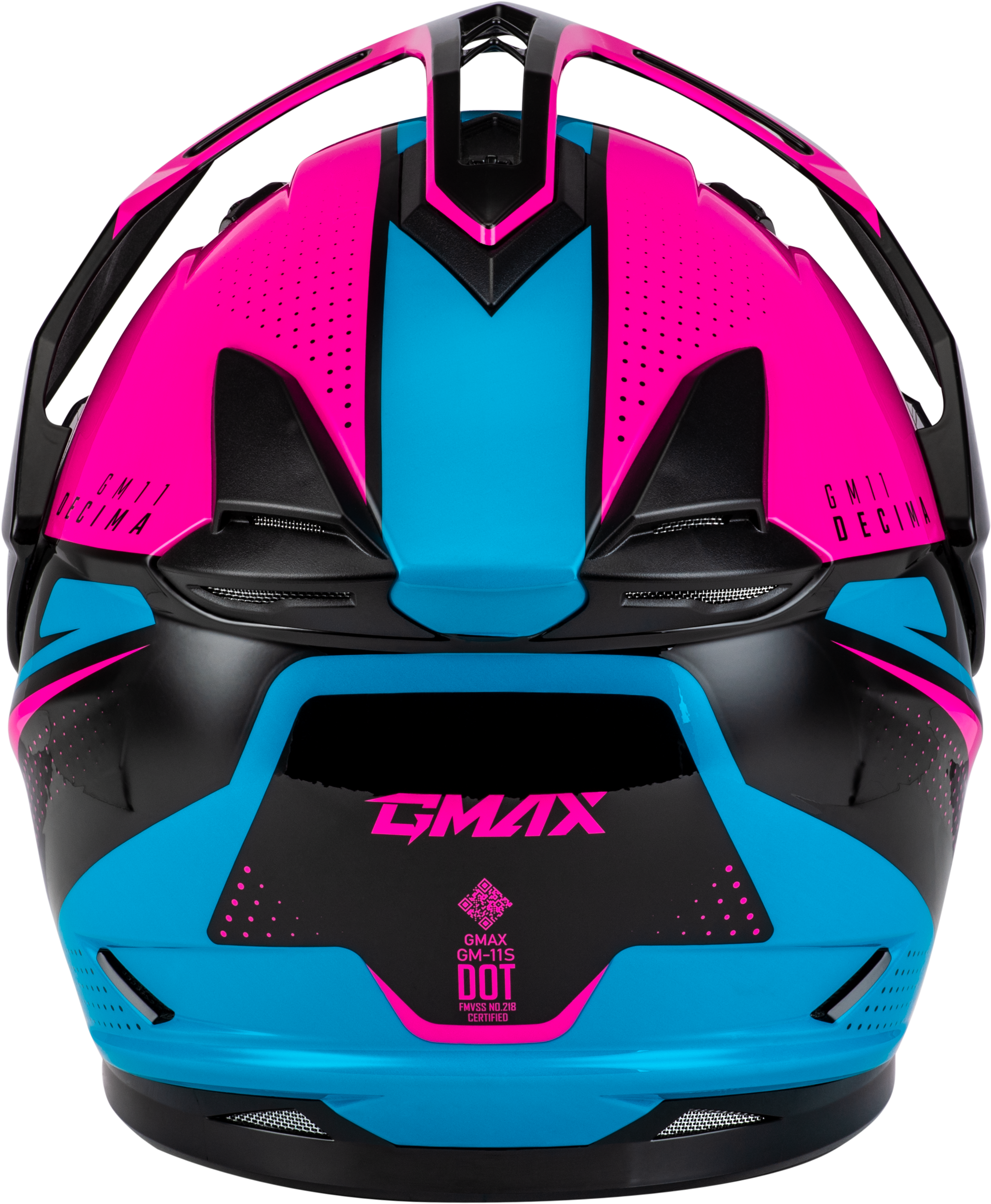gmax gm11d dual sport motorcycle helmet GM11 DECIMA SNOW Helmets Visor is designed to allow airflow to pass uninterrupted across the helmet to virtually eliminate helmet GMax GM11 Decima Pink ADV