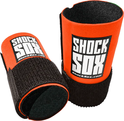 SHOCK SOX 4"C ORANGE CONVENTIONAL FORKS - View 1
