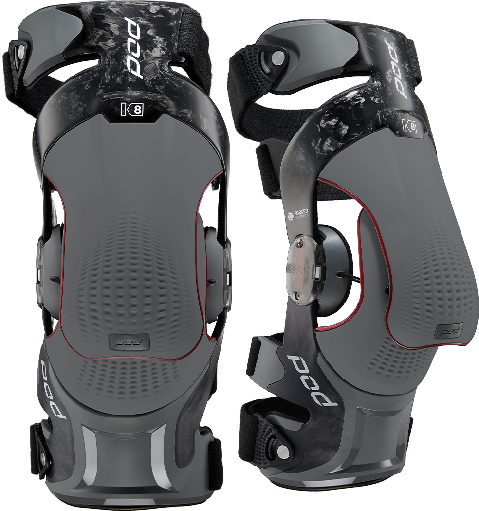 POD K8 Knee Brace Carbon (Pr) Carbon/Graphite - View 1