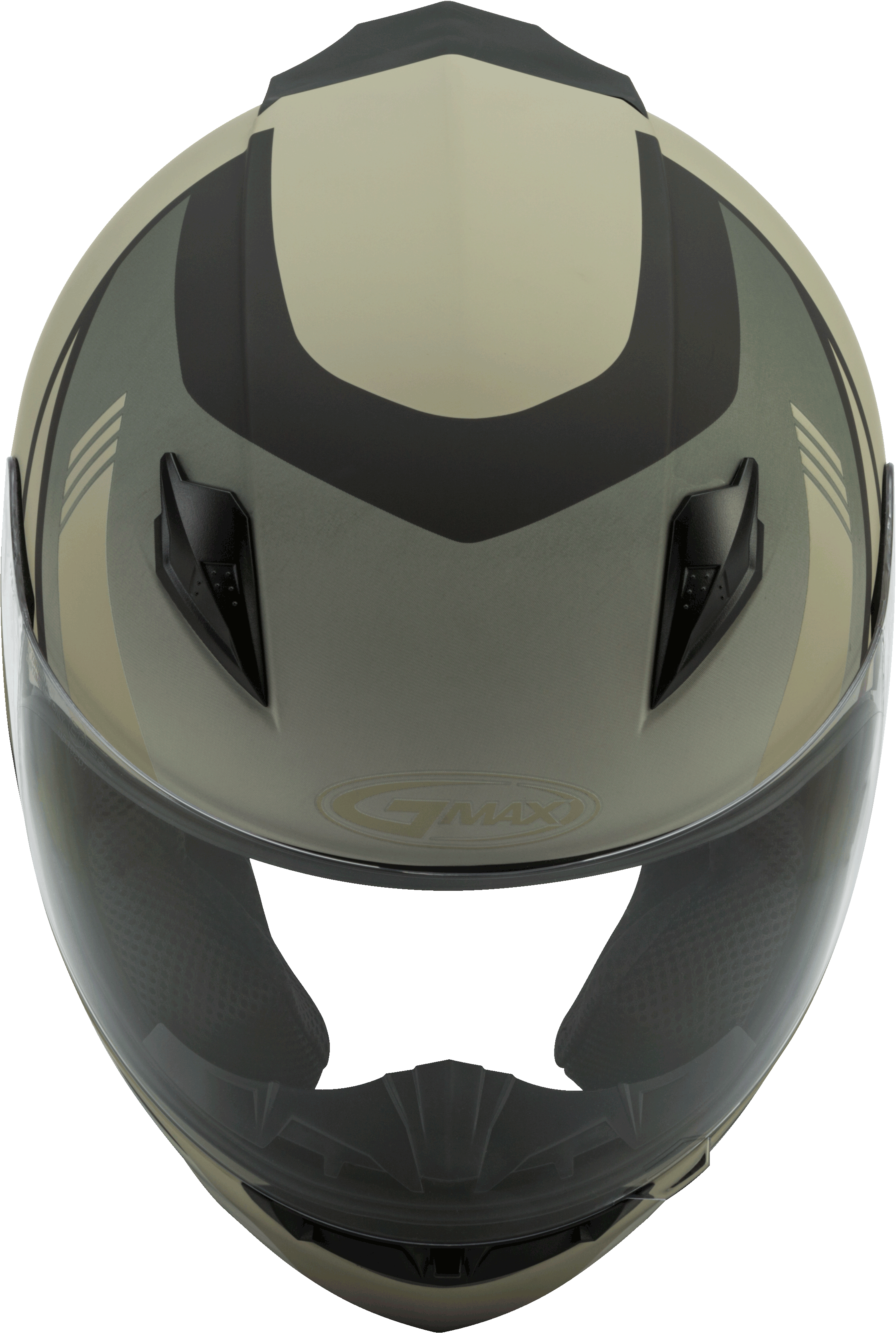 GMAX FF-49 Full-Face Street Helmet (Tan/Khaki, Large)