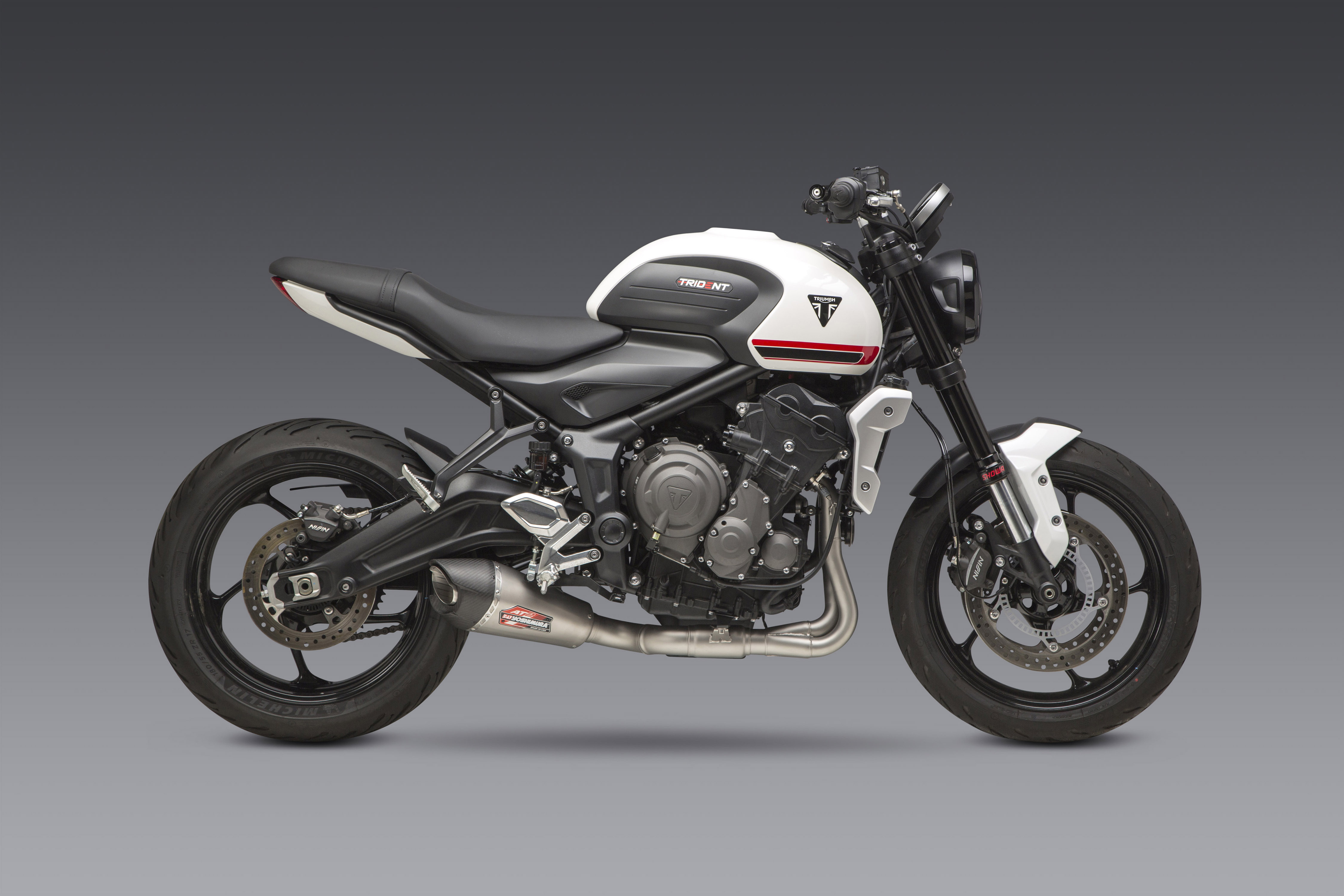 YOSHIMURA FULL Exhaust 2021-23 TRIUMPH TRIDENT 660 At2 Race 19660AP520