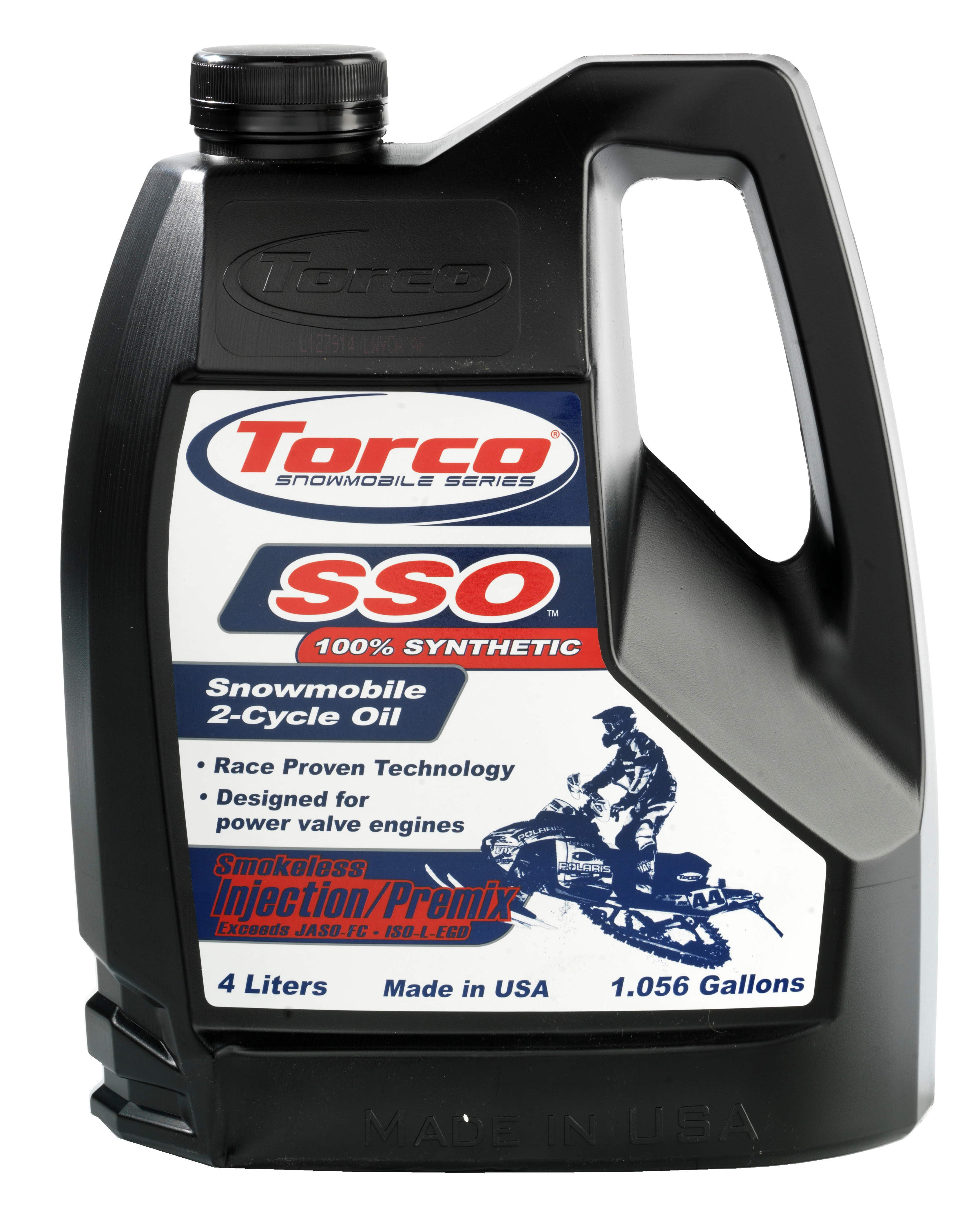 TORCO SSO 100% Synthetic Smokeless Snowmobile 2-Cycle Oil - View 1