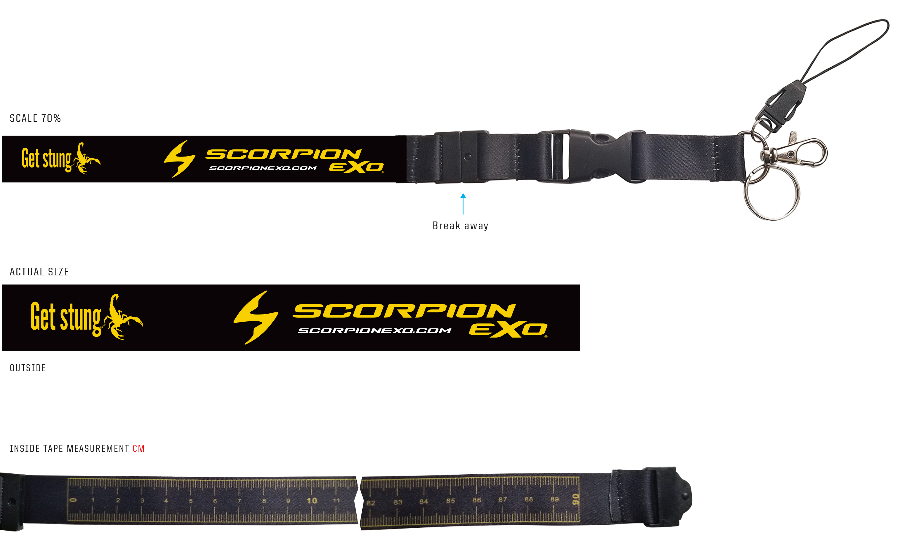 Scorpion EXO Lanyard - View 1