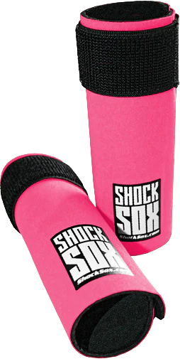SHOCK SOX 6" PINK UPSIDE DOWN FORKS - View 1