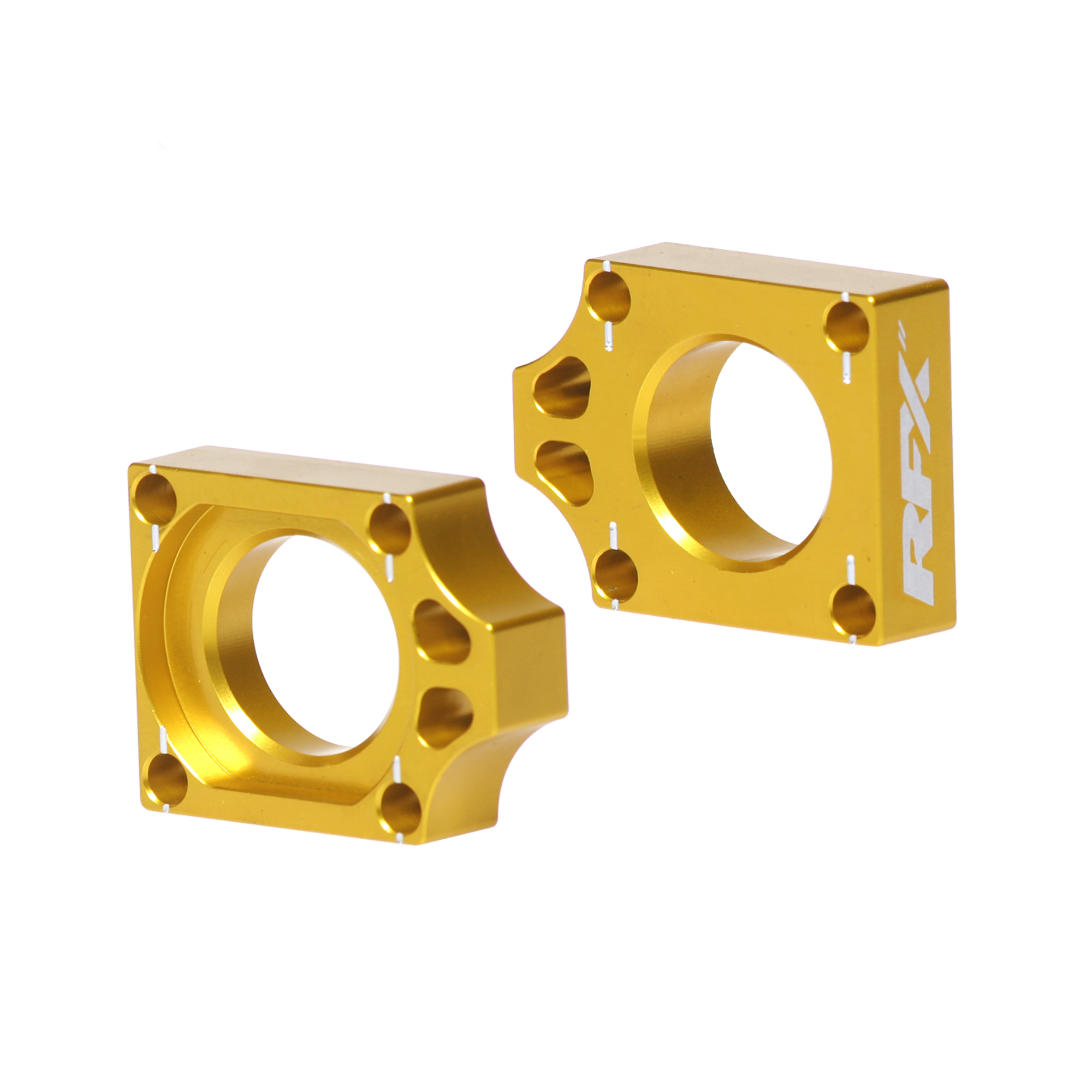 RFX REAR AXLE BLOCKS YELLOW SUZ - View 1