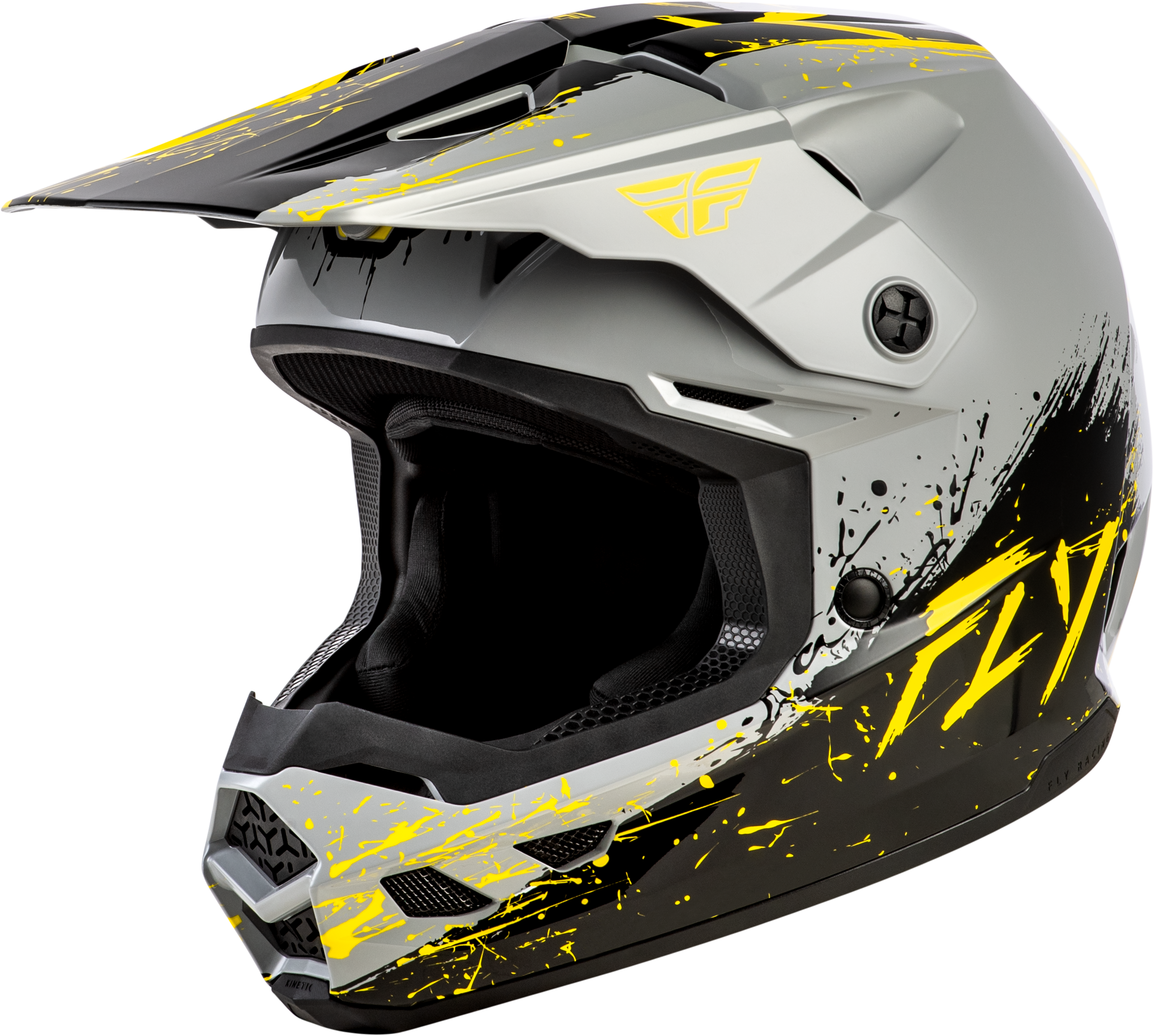 FLY RACING Youth Kinetic Drip Helmet (2026) - View 1