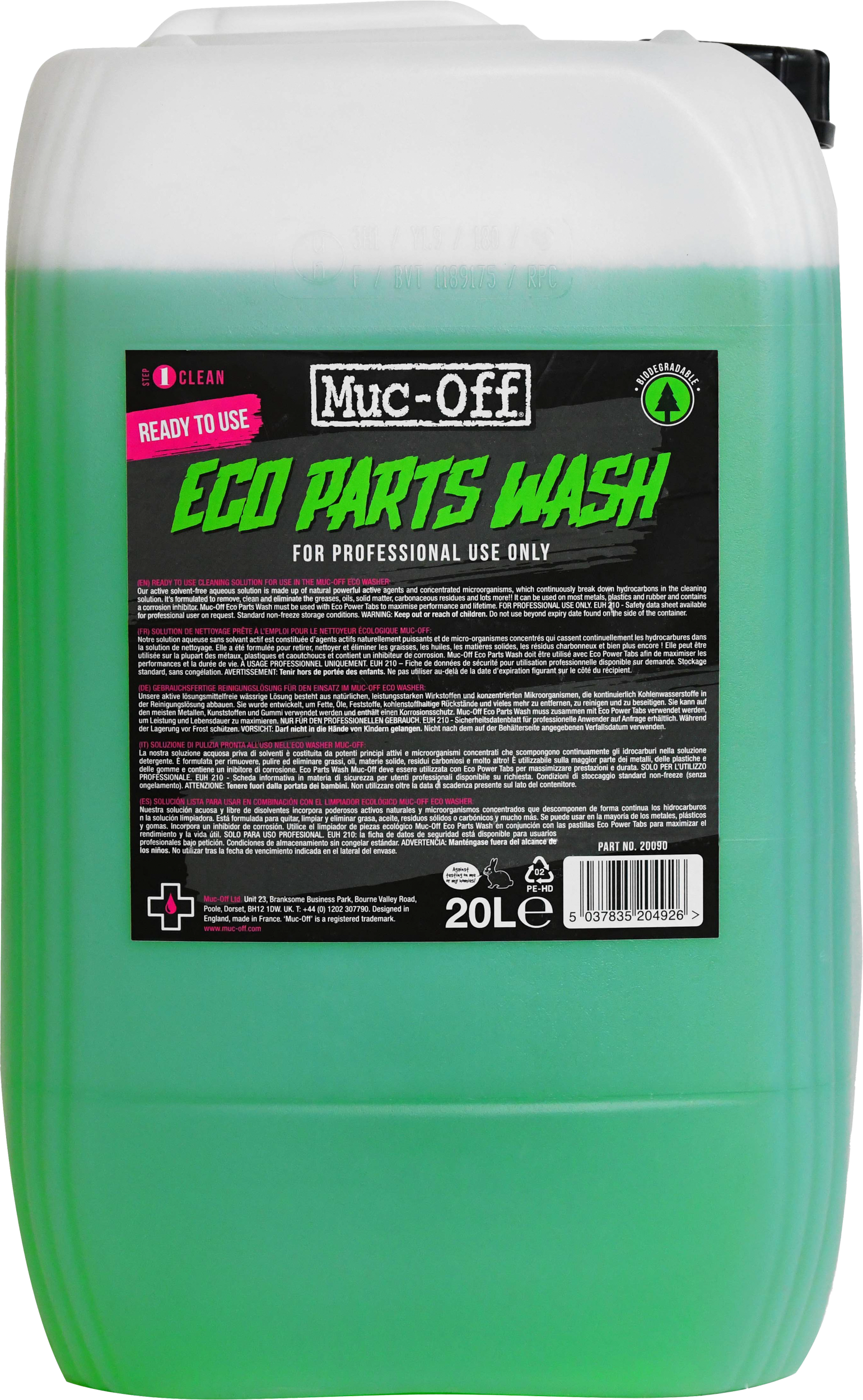 MUC-OFF Eco Parts Washer refill parts - View 1