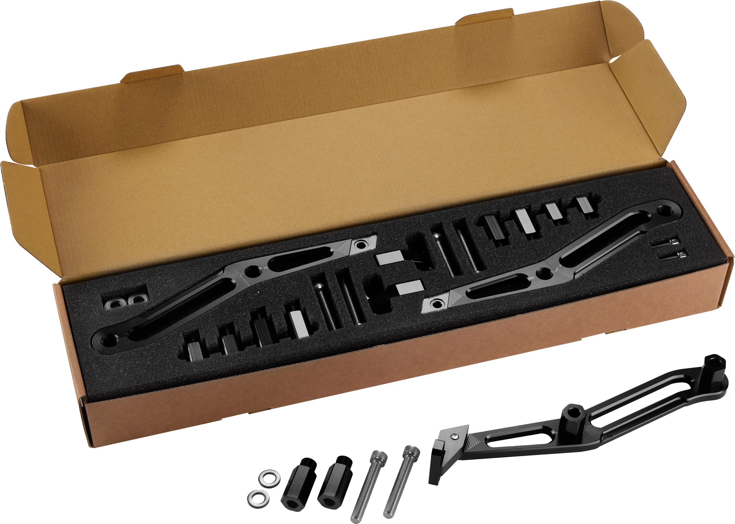 RACING BROTHERS Remote reservoir mounting bracket kit - View 1