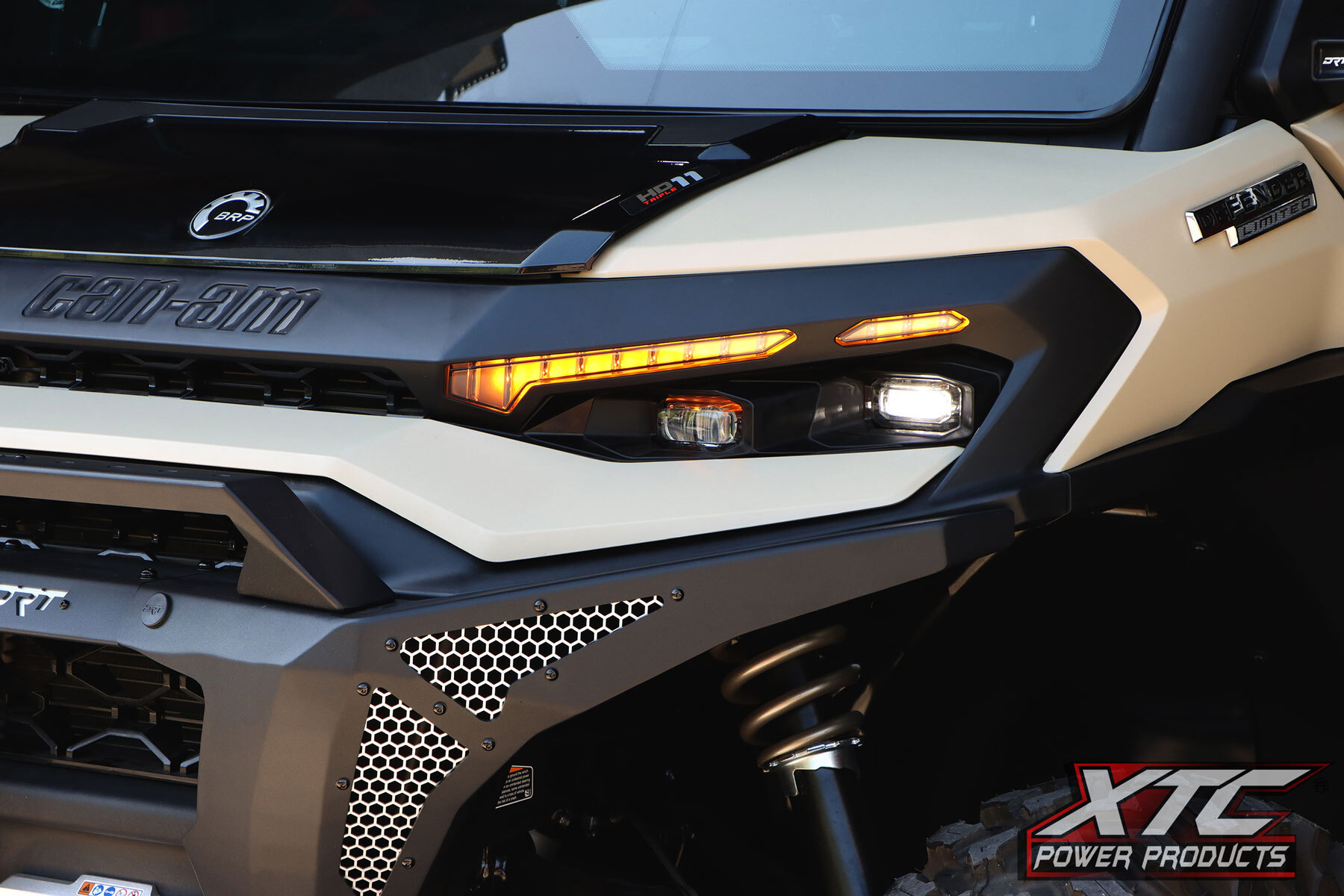 XTC POWER PRODUCTS Front Turn Signal Signature Light Set Canam Defender HD11