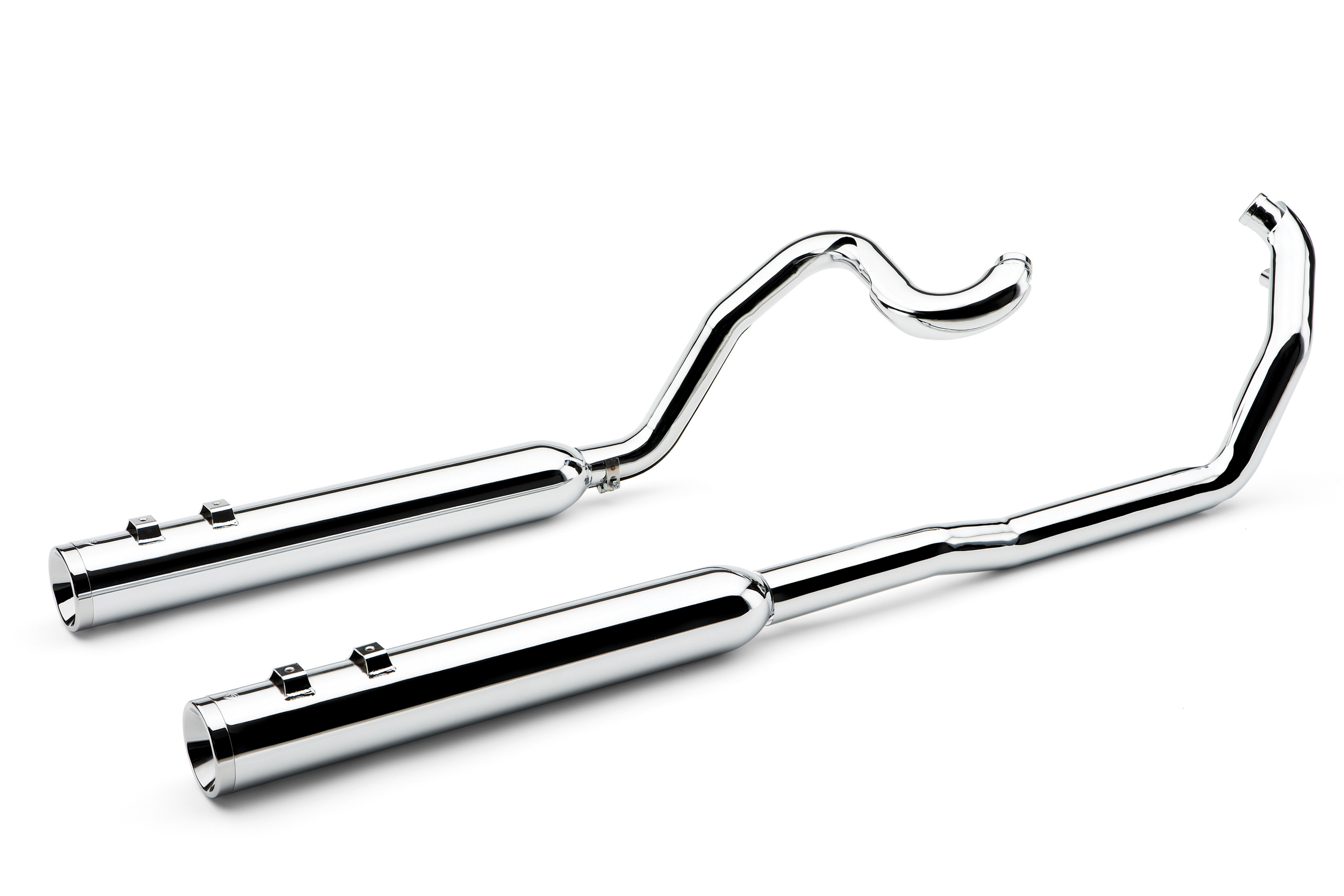COBRA TRUE DUAL HEADPIPES CHROME FLH/FLT 07-08 - View 1