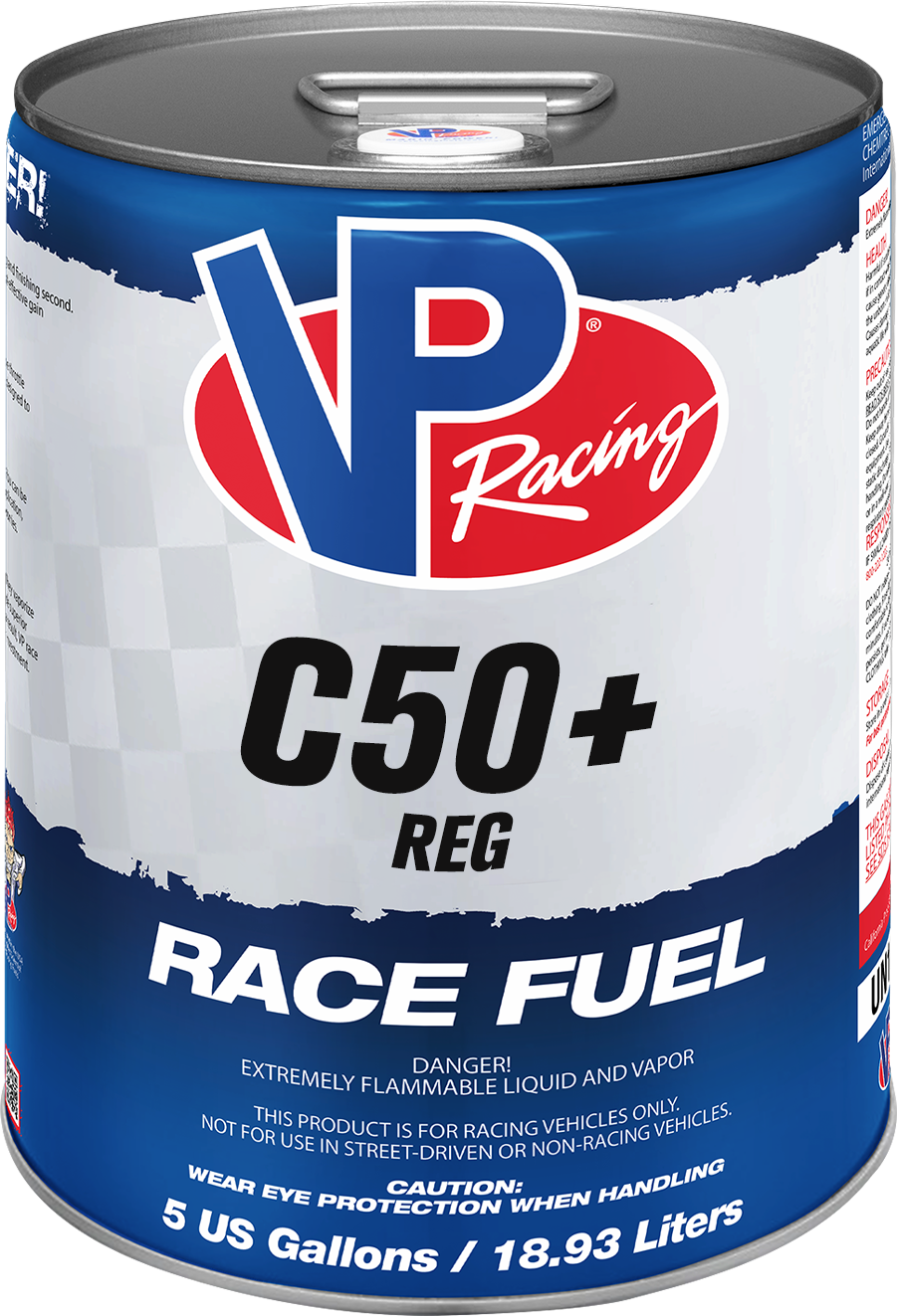 VP RACING C50+ REG VP FUEL 5 GAL PAIL - View 1