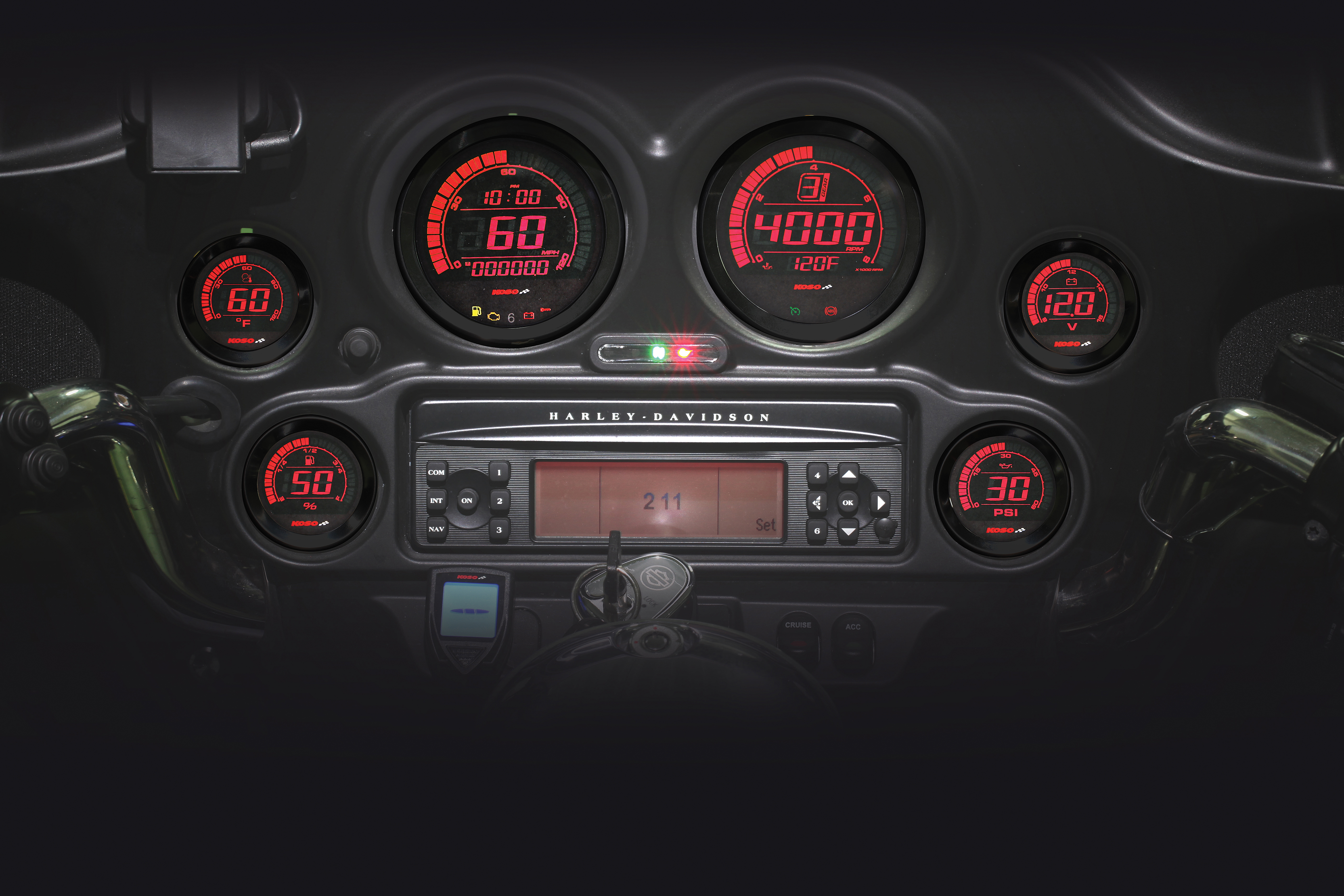 Digital Harley Gauge Cluster