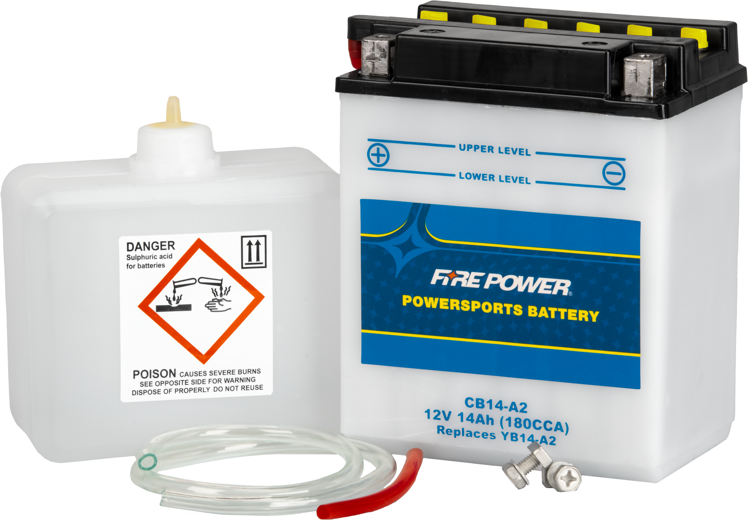 12V Heavy Duty Battery w/Acid Pack