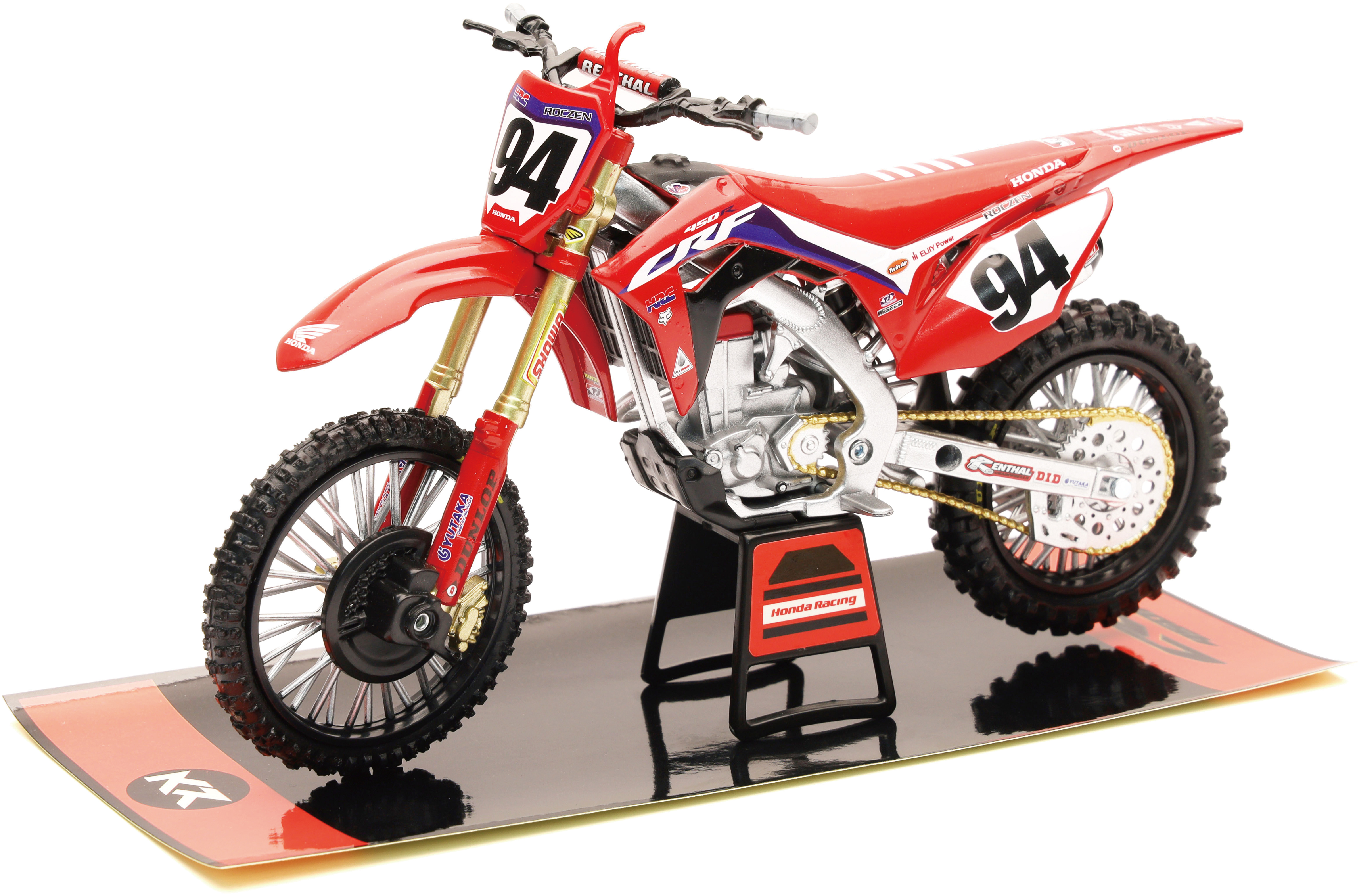 NEW-RAY 1:12 Scale HRC Team Honda #94 Ken Roczen - View 1