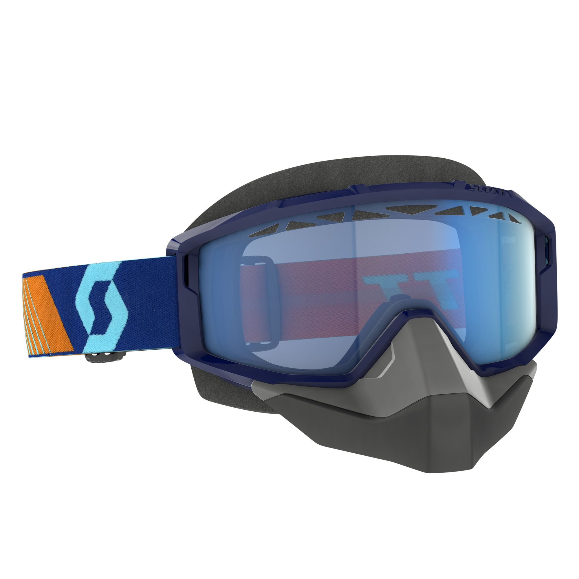 SCOTT PRIMAL SNOW CROSS ROYAL BLUE/ORANGE BLUE TINT - View 1